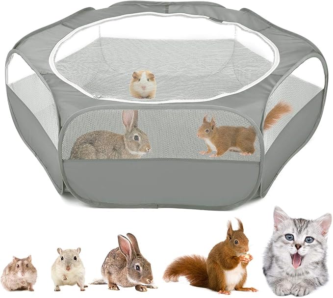 VavoPaw Small Animals Playpen for Indoor and Outdoor Use