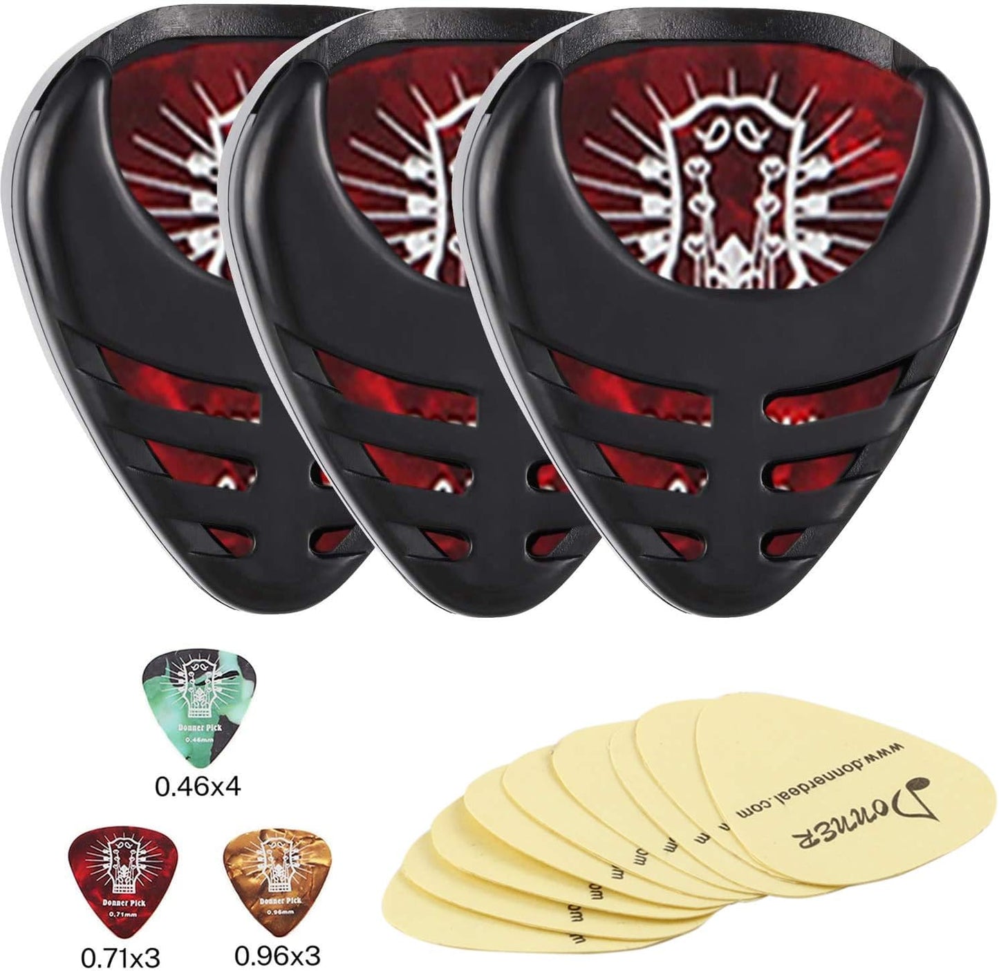 Donner Guitar Picks Holder Pack - Organize & Play Anywhere