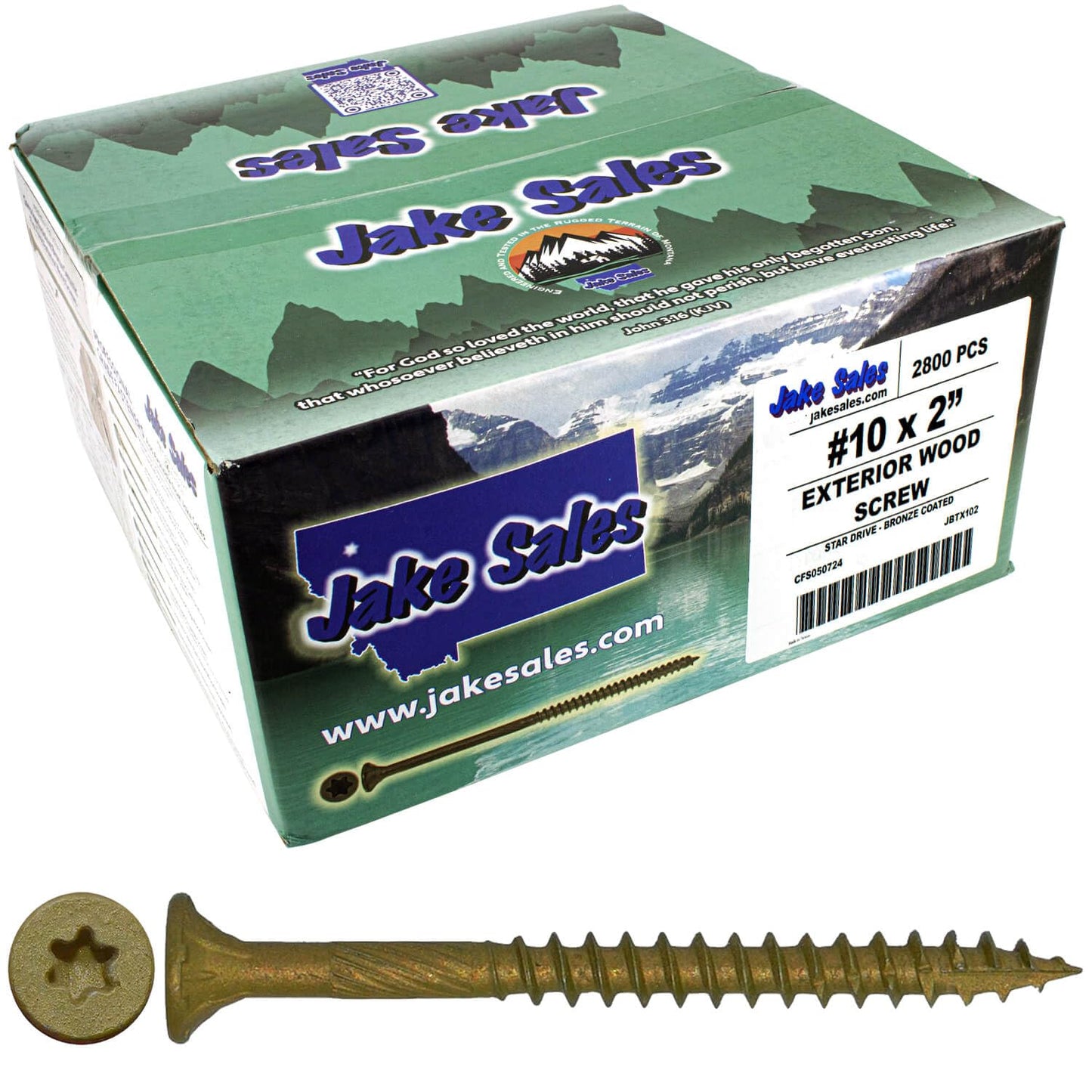 Jake Sales #10 x 2 Bronze Coated Multipurpose Wood Screws Review