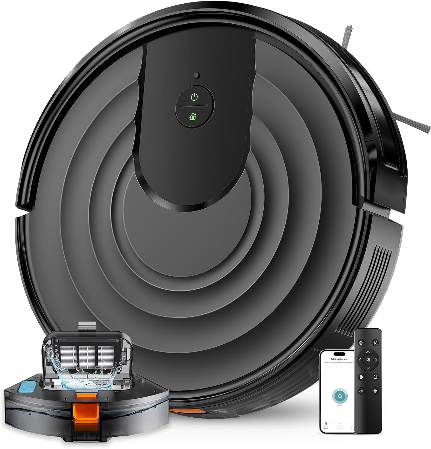 Robot Vacuum and Mop Combo with 5000Pa Suction Power