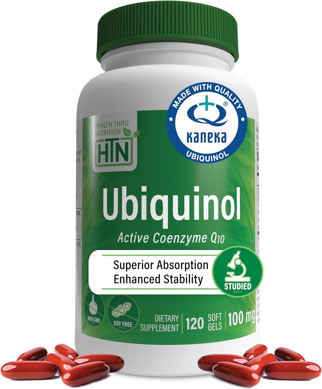 Ubiquinol 100mg Softgels for Heart Health and Energy Support