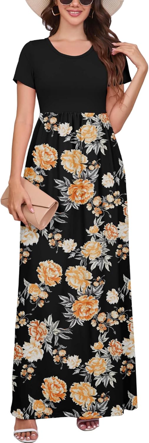 DEARCASE Maxi Dress for Women - Casual Summer Loose Dress