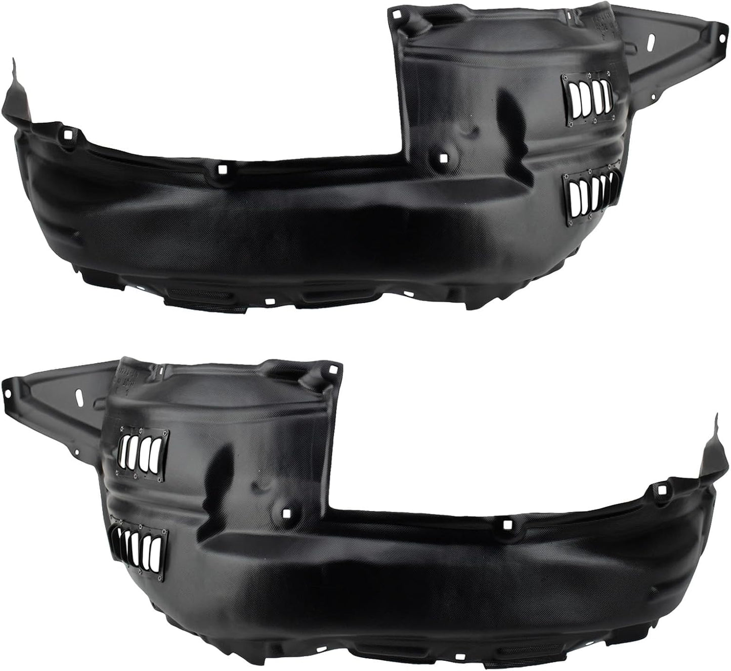 TRQ Front Inner Fender Liner Set for 2014-2021 Toyota 4Runner