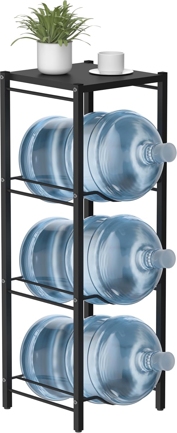 5 Gallon Water Jug Rack - 4 Tier Detachable Organizer Stand