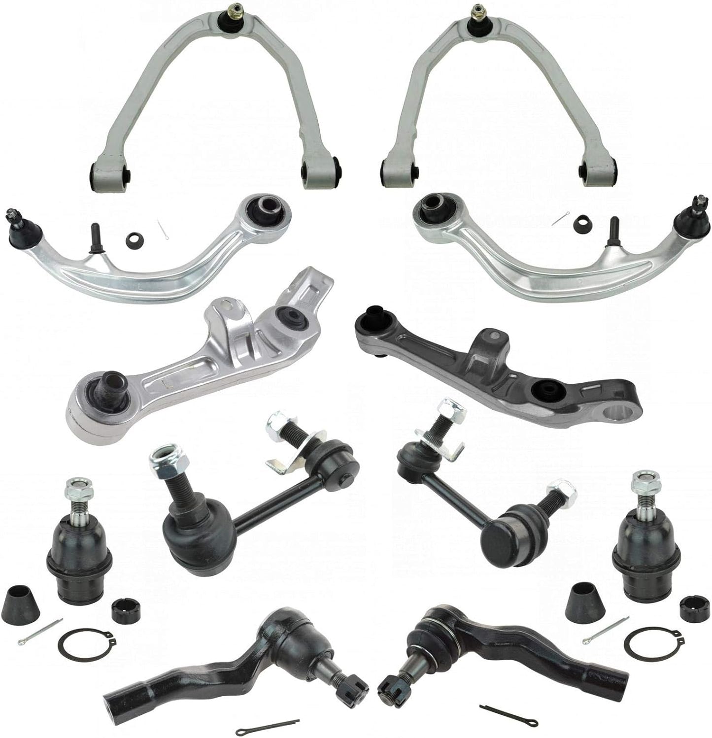 TRQ Front Steering & Suspension Kit for INFINITI G35 & Nissan 350Z