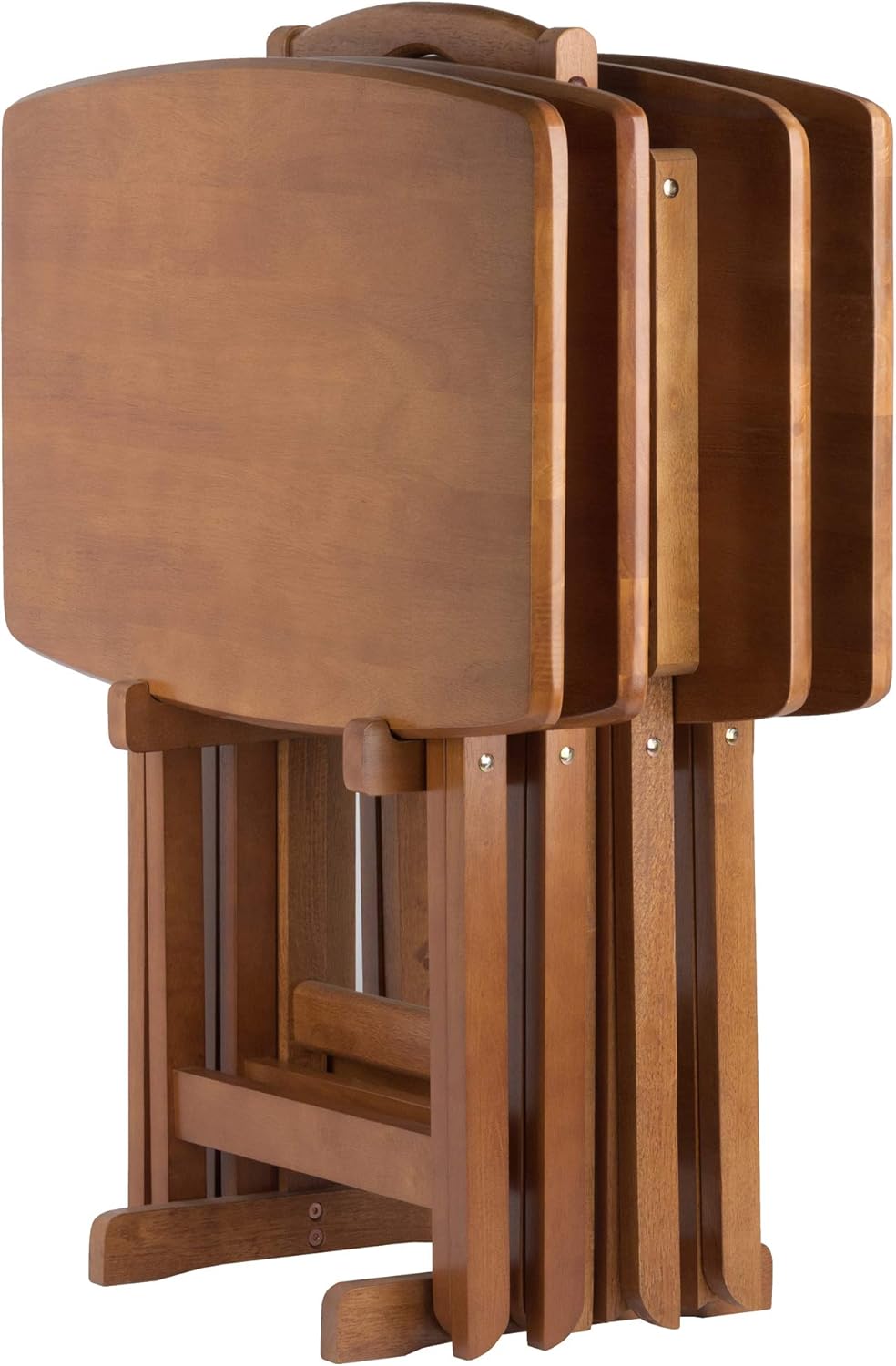 Teak Oversized Snack Tables Set - Living Room Must-Have