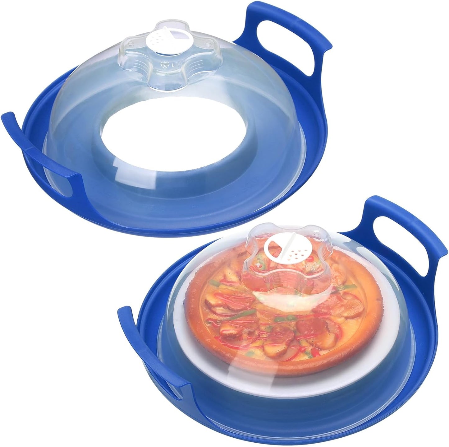 Ultimate Microwave Caddy Set - Keep Your Meals Splatter-Free
