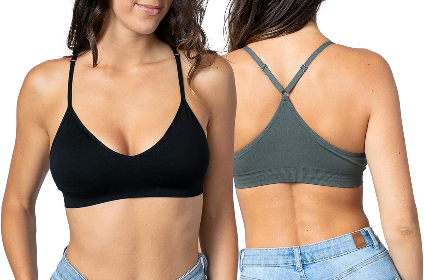 Blue 55 Women's Racerback Bralette for Everyday Comfort