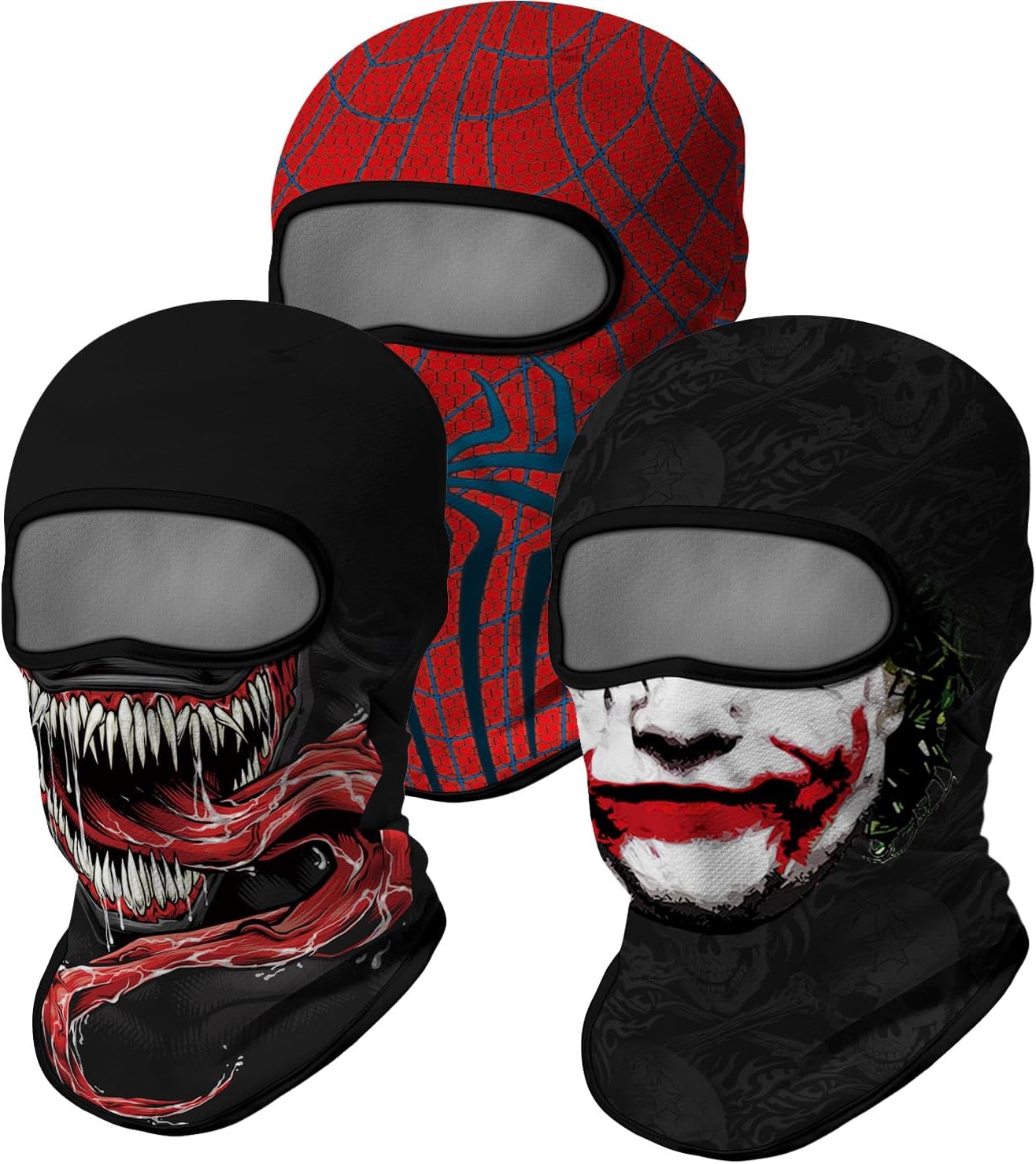 UV Protection Ski Mask Set - Red Plume