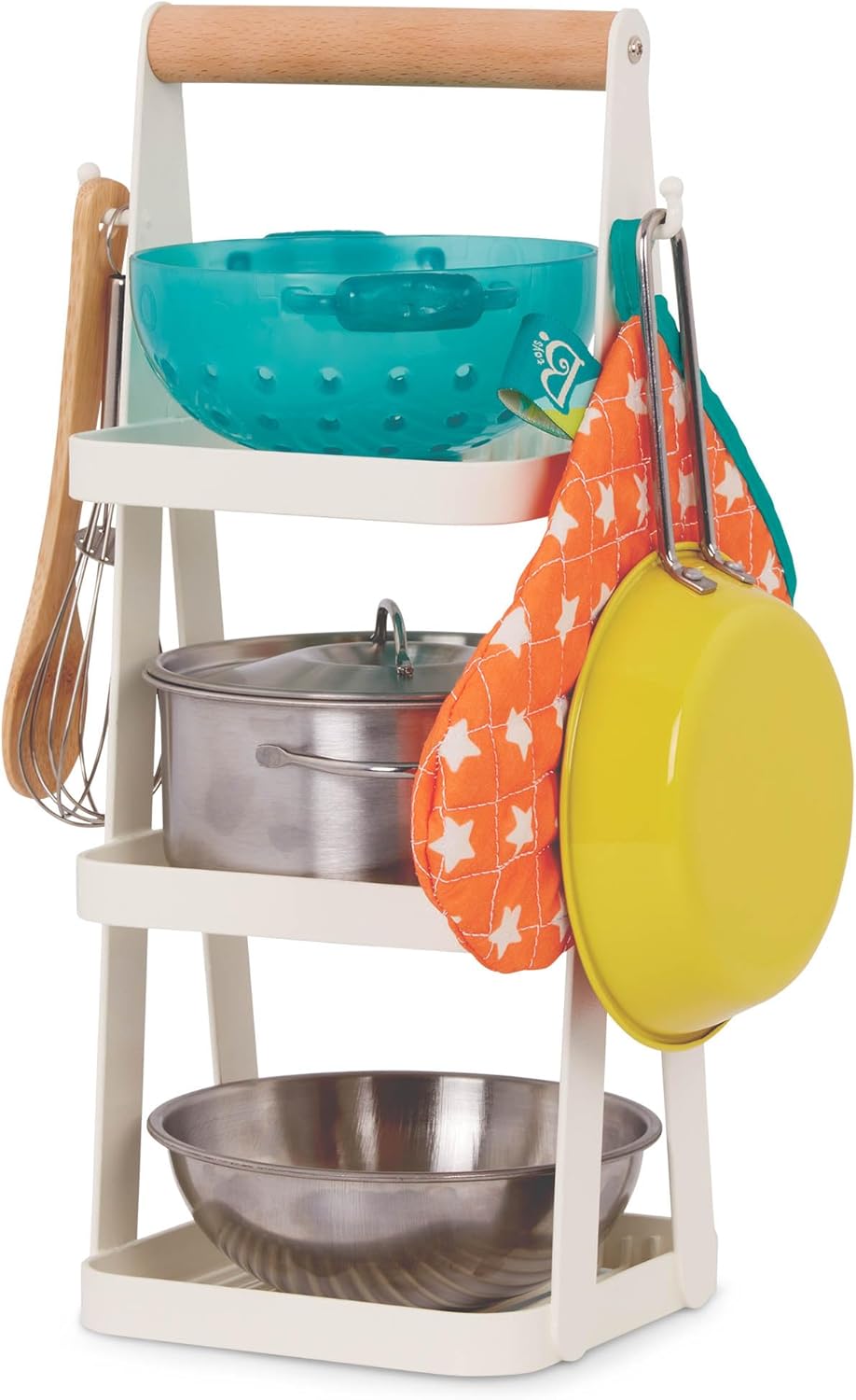 B. toys Mini Chef Pan Playset - Creative Pretend Play Cooking Set