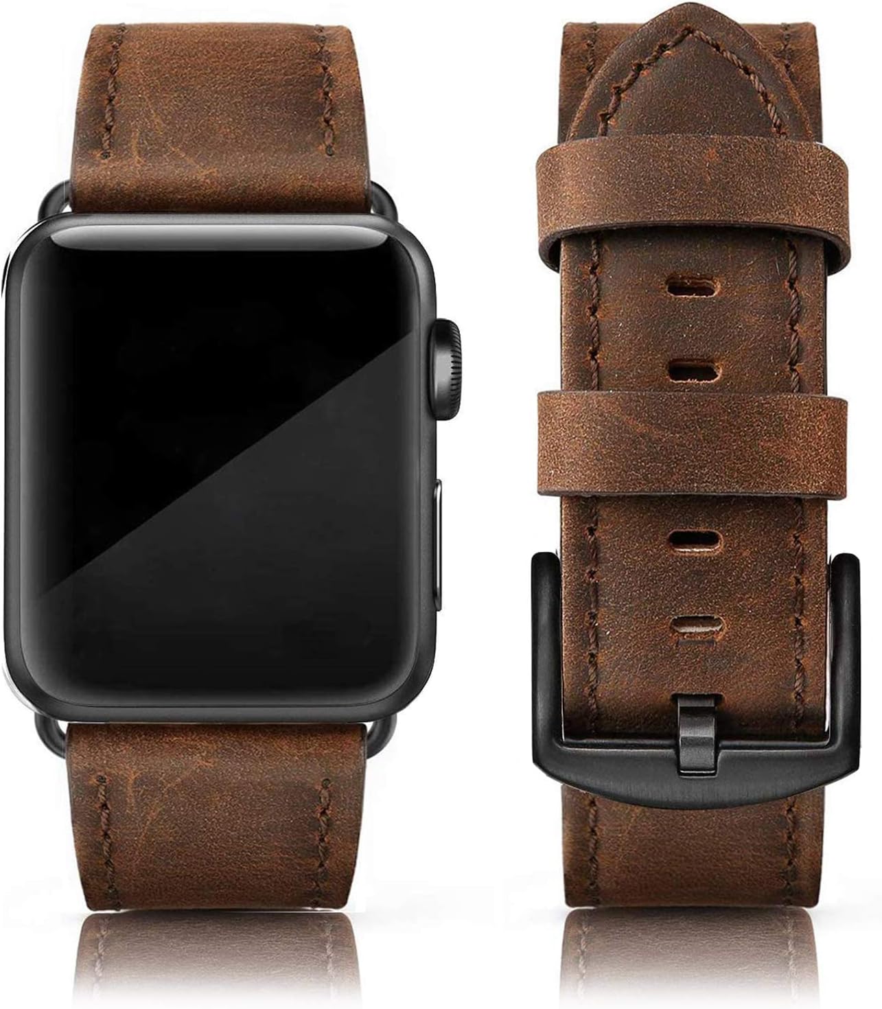 Vintage Leather Wristband for Apple Watch Series