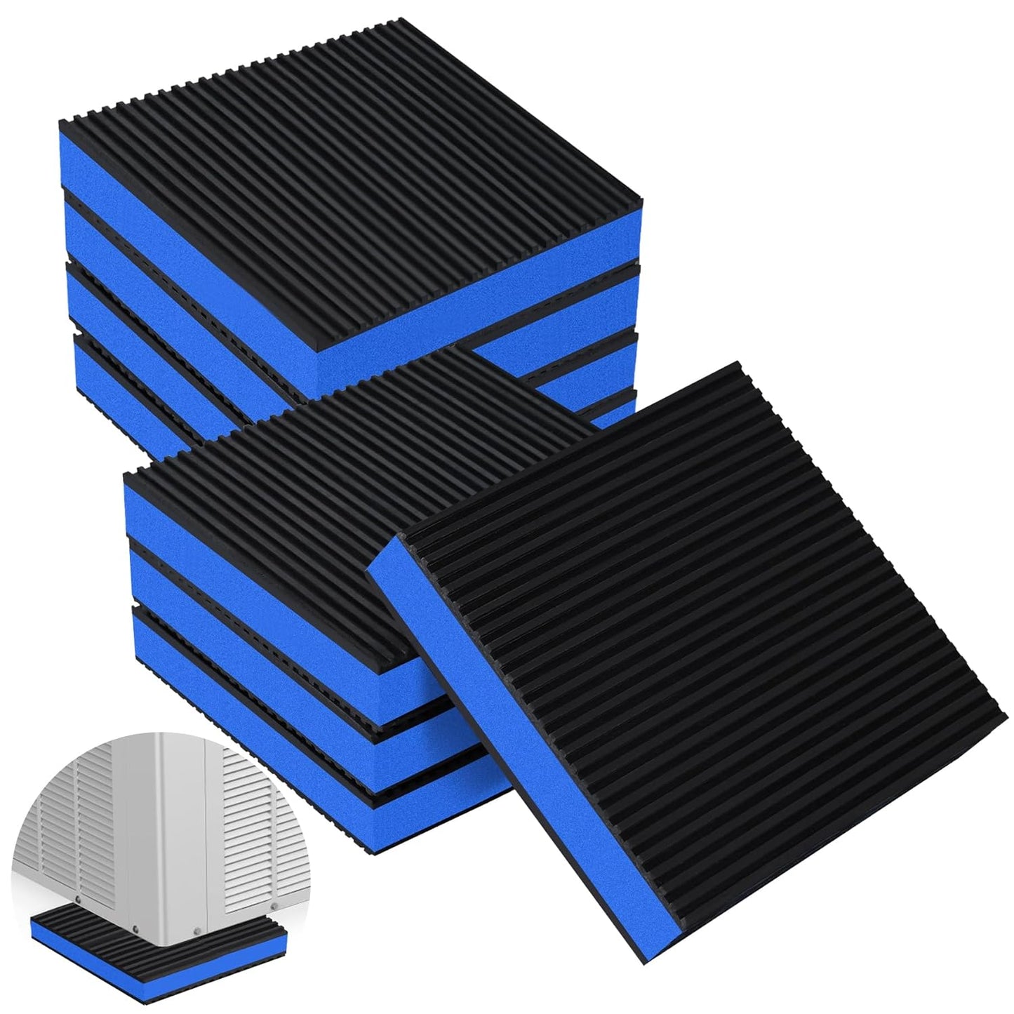 ToLanbbt 8 Pack Rubber Anti Vibration Pads for Machines