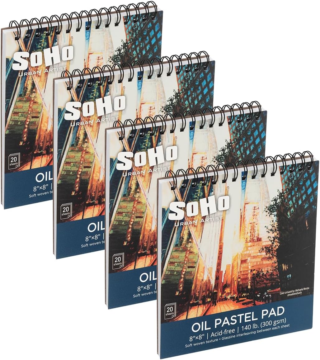SoHo Urban Artist Fine Textured Pastel Paper Pad for Artists