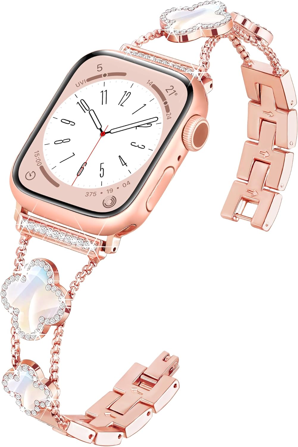 Designer Clover Band for Apple Watch - Rose Gold