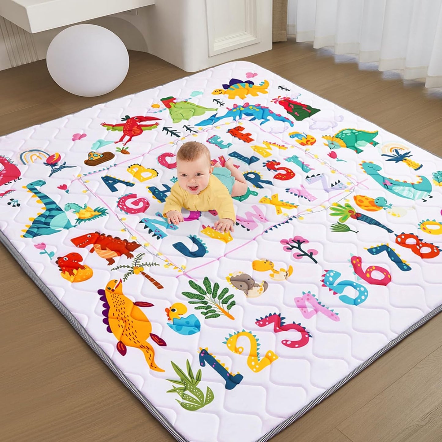 Baby Play Mat - Thicken 71x59 Inch Soft Foam Crawling Mat