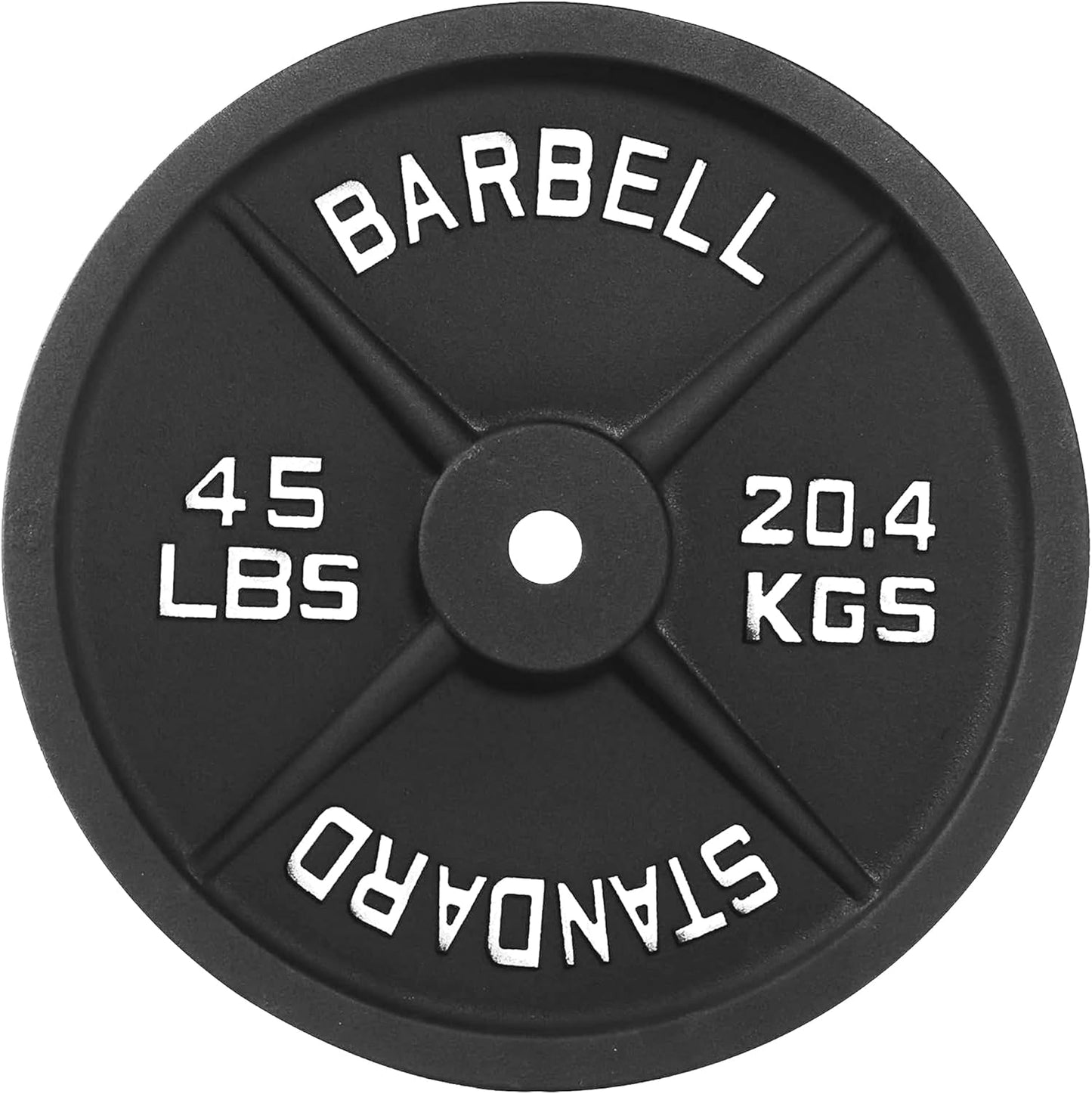 Cast Iron 1-Inch Standard Weight Plate for Home Gym Training
