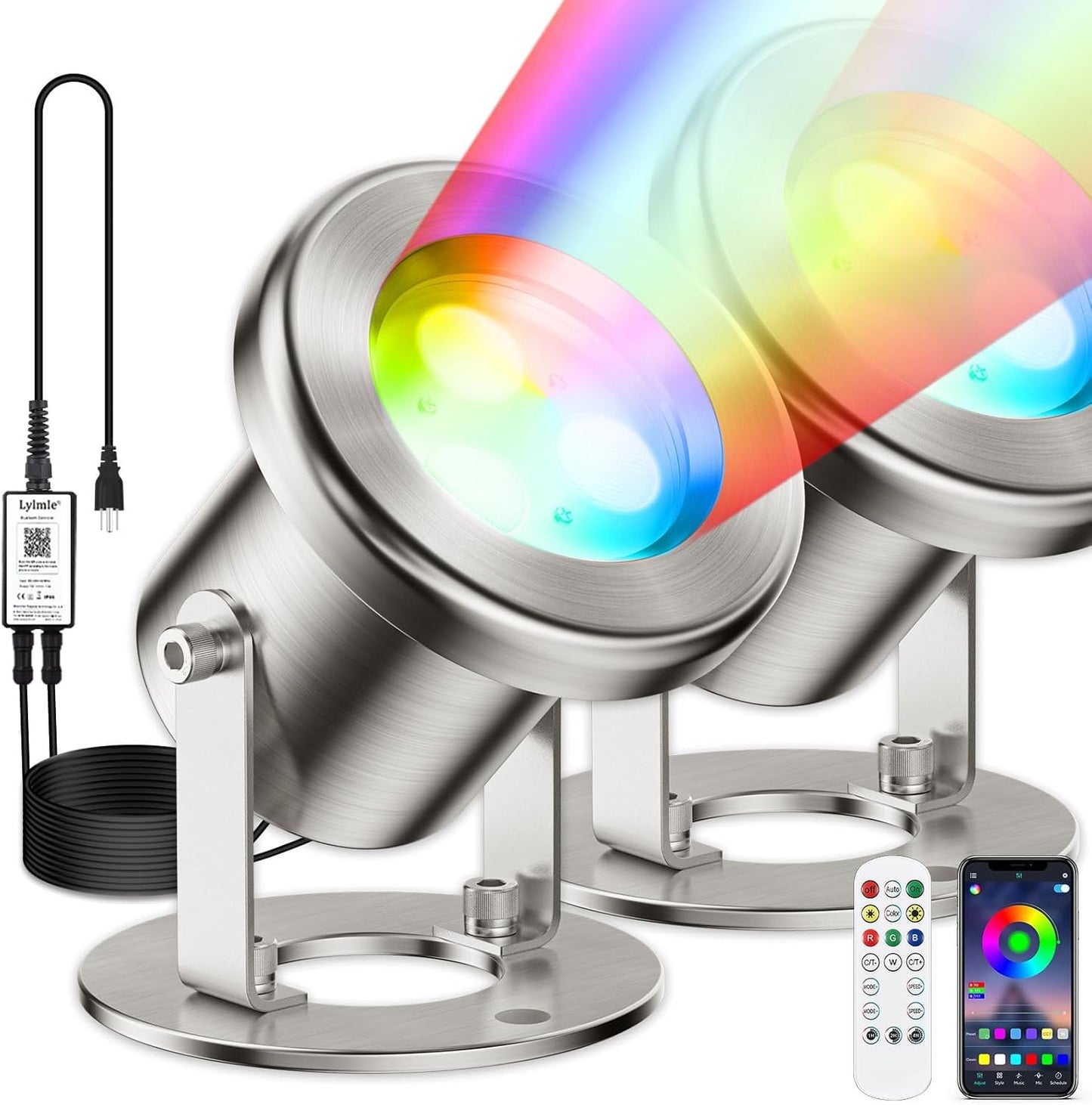 LED Pond Lights with APP Control for Stunning Outdoor Ambiance