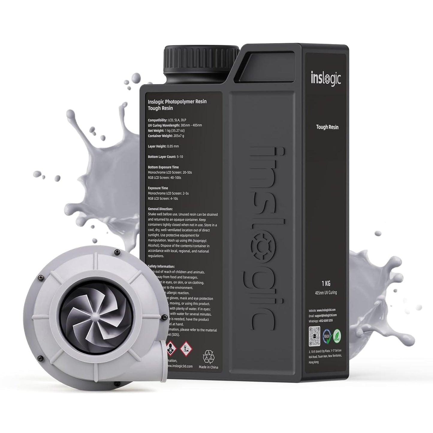 Inslogic Tough 3D Printer Resin for High Strength Printing