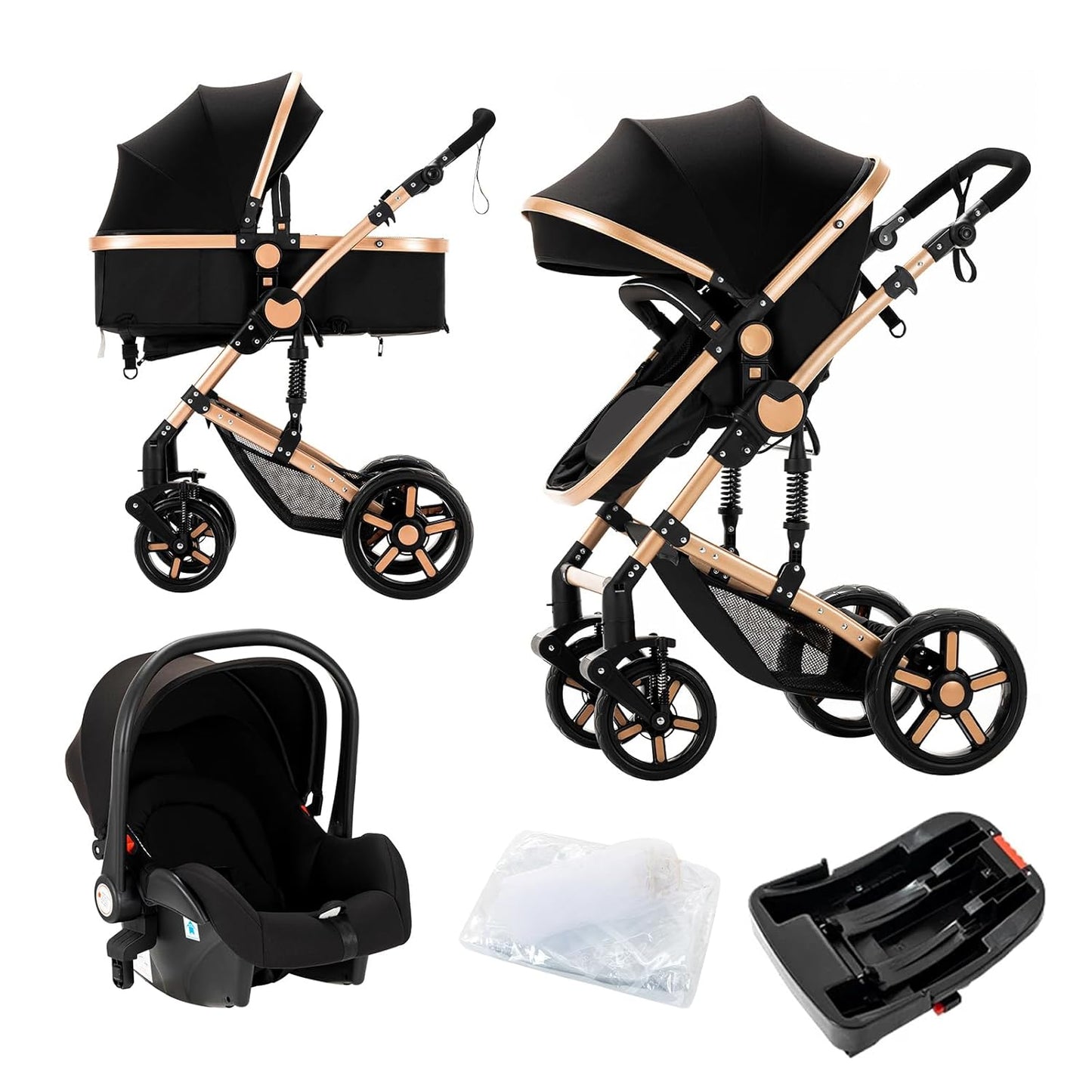 3 in 1 Baby Travel System Stroller for Newborns and Infants
