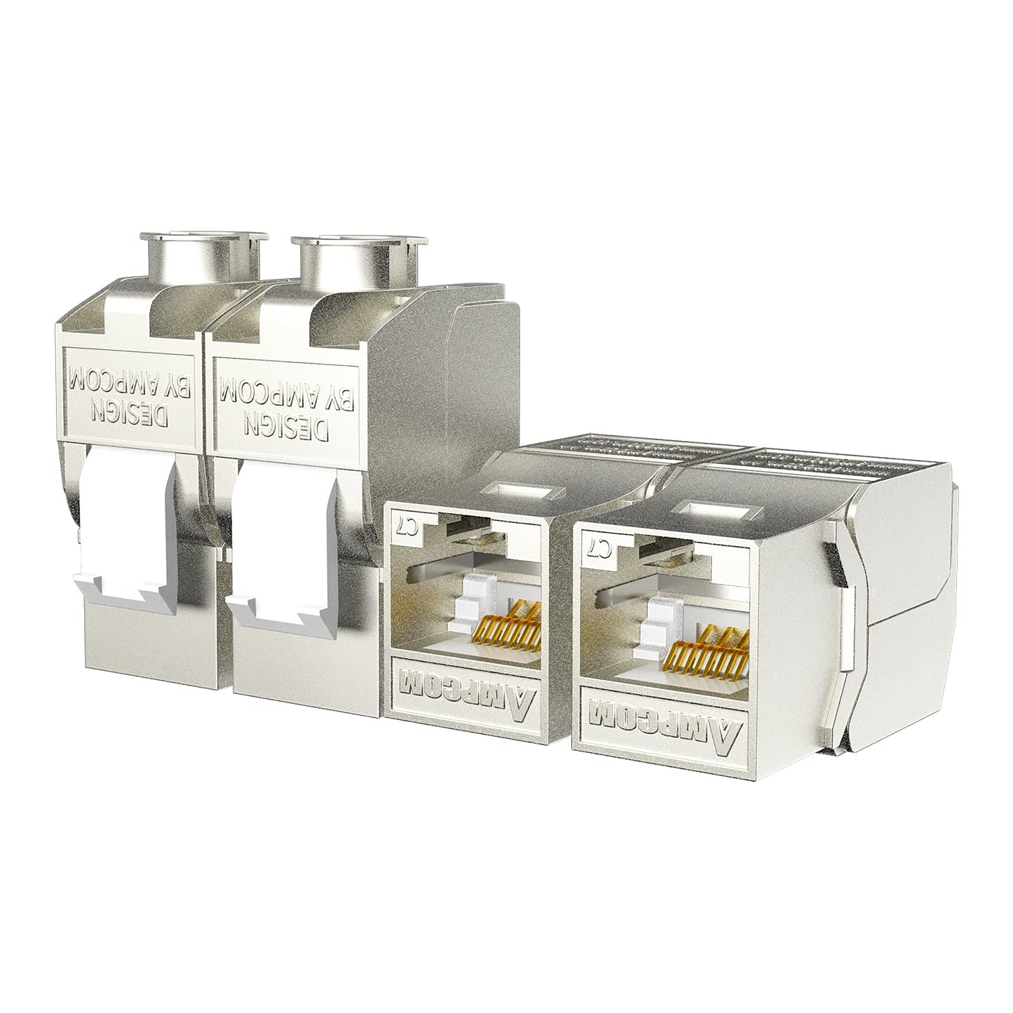 10-Pack RJ45 CAT 7 Tool-Less STP Shielded Keystone Jack Review