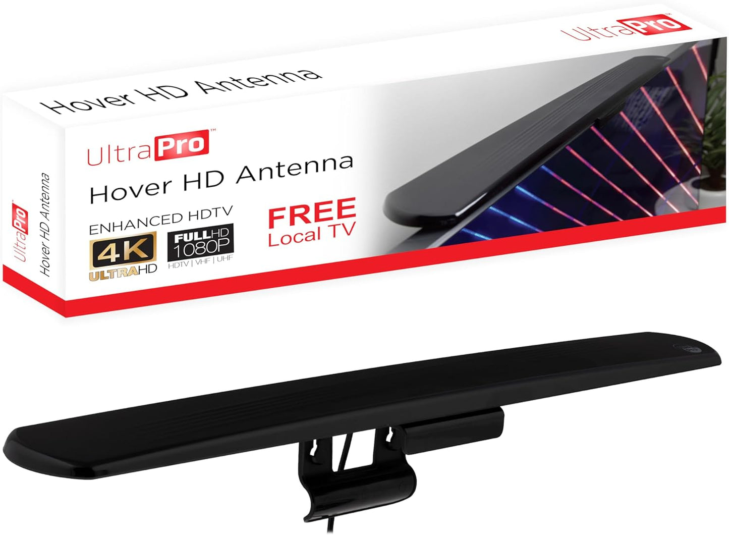 Crystal Clear HD Channels with UltraPro Hover Antenna