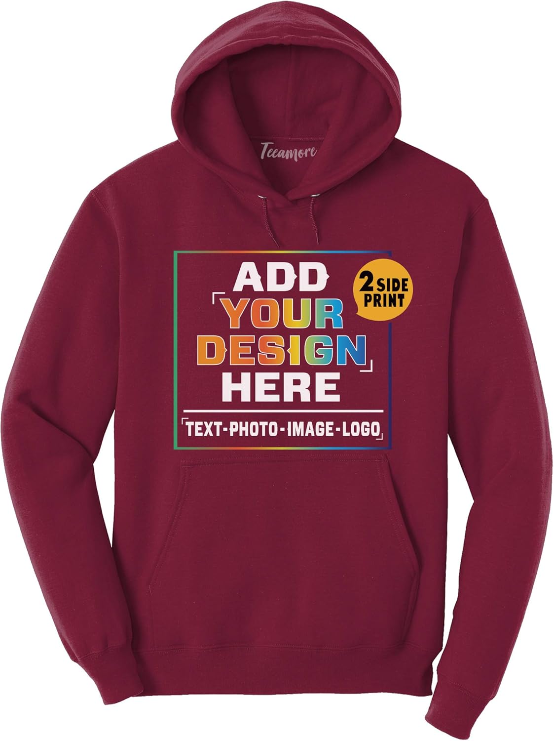 Personalized Dual-Sided Hoodie by TEEAMORE