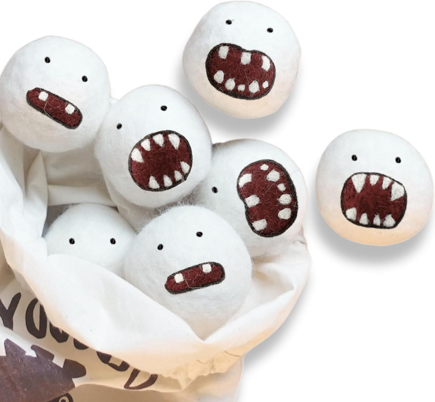 Woolbuddy Monster Dryer Balls - Pet Hair Removal