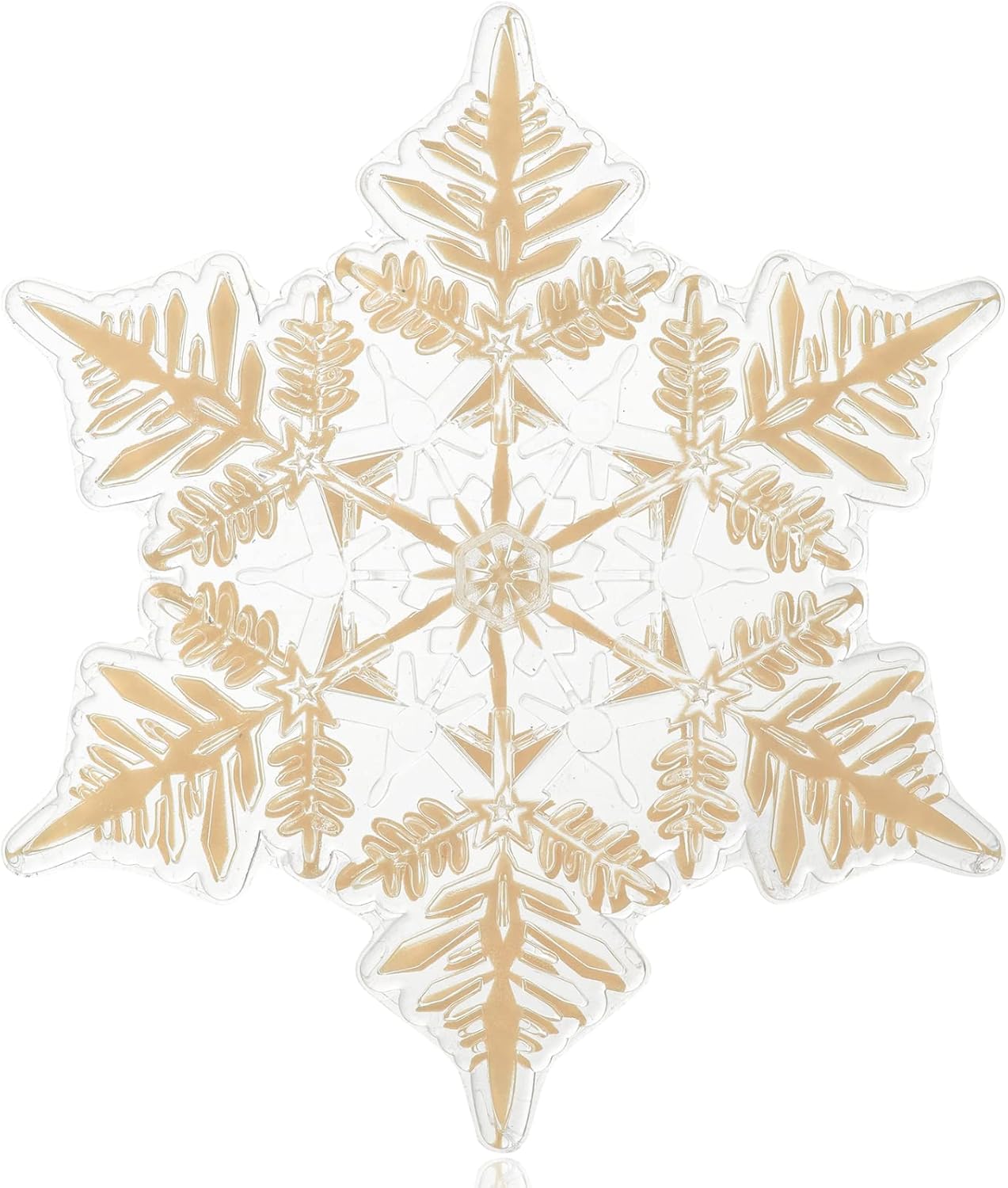 Clear 3D Snowflake Stomp Pad for Grip