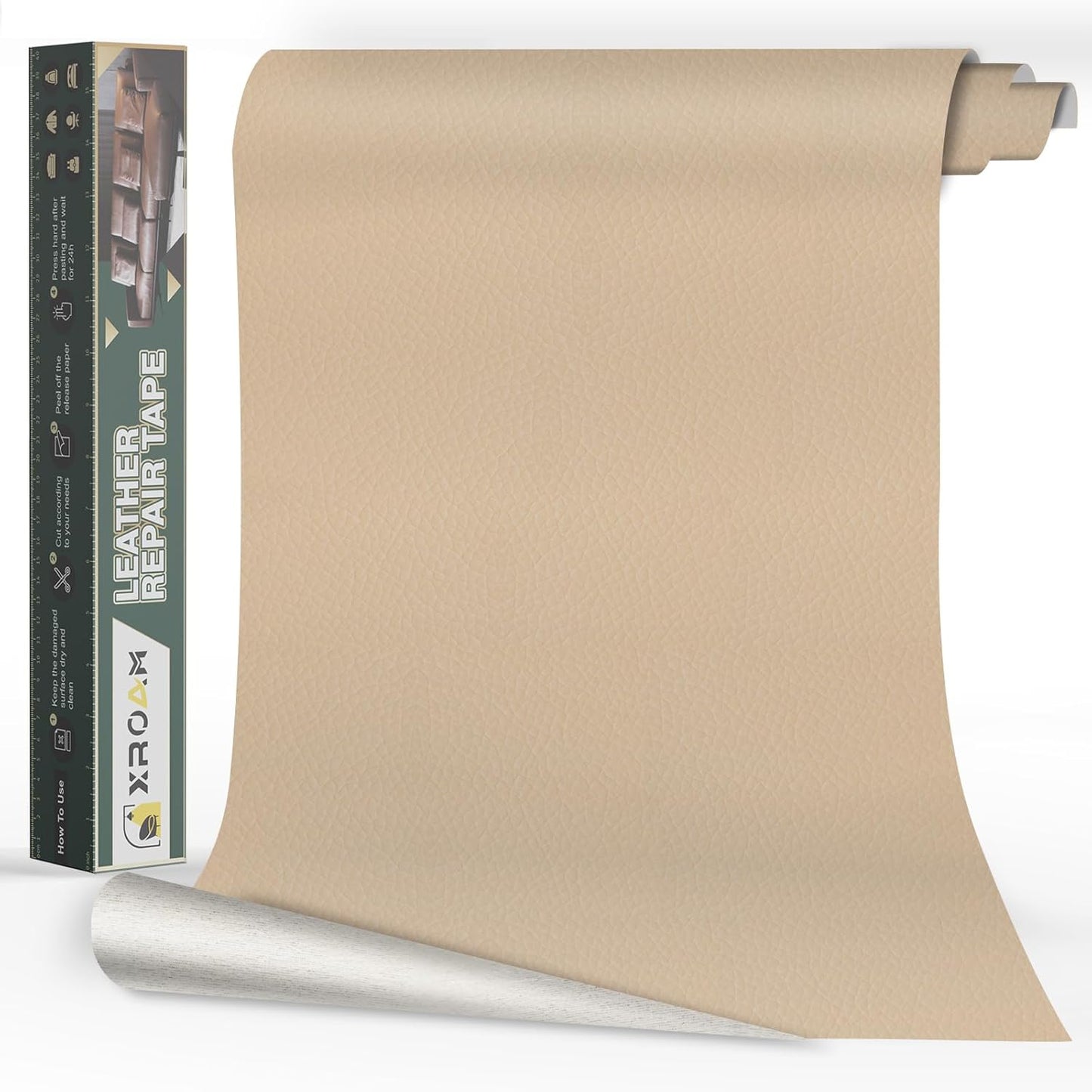 Leather Repair Tape for Sofas and Couches - Self Adhesive Patch