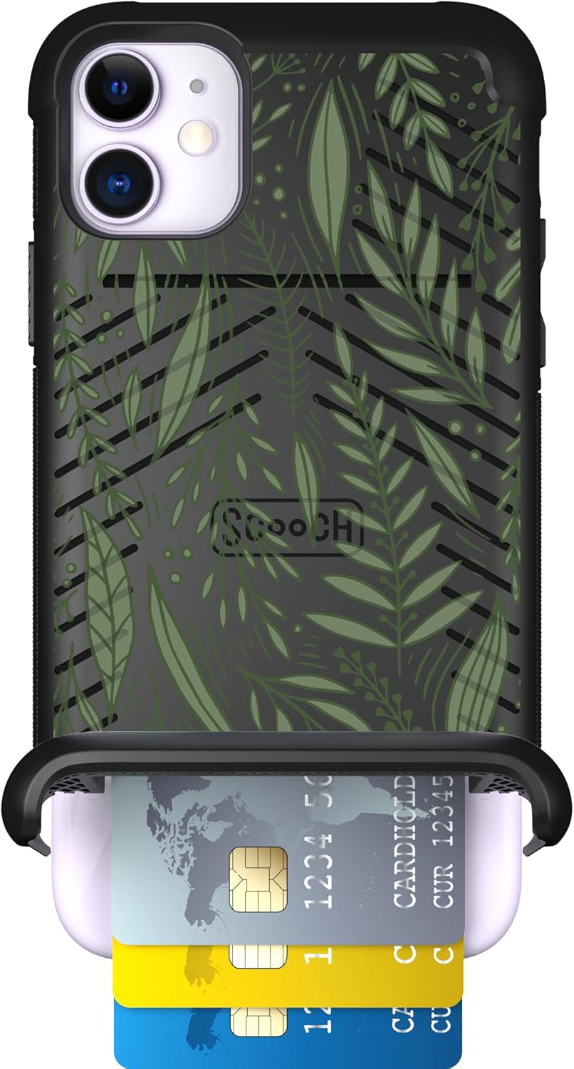 Scooch iPhone 11 Case with Card Holder and 10-Foot Drop Protection