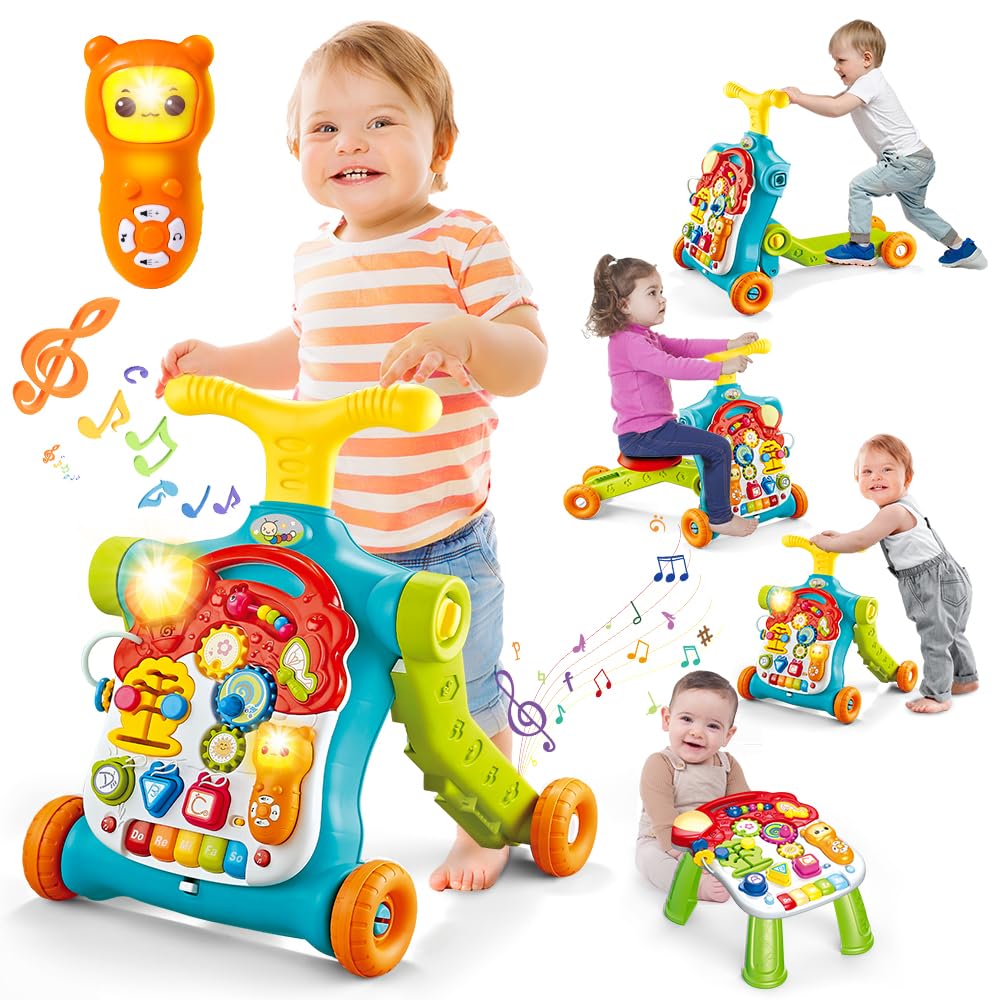 Toddler Learning Fun: 5-in-1 Sit-to-Stand Walker by TERRAMUS
