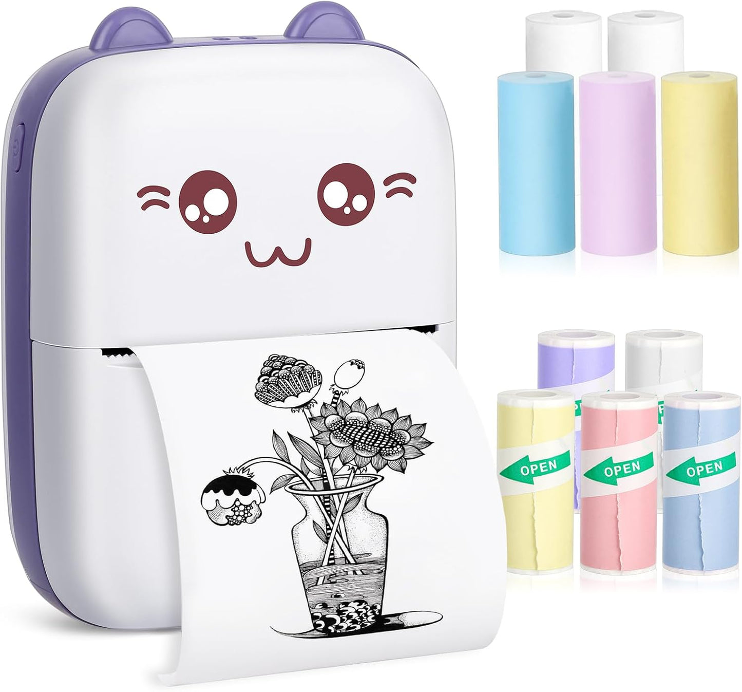 Portable Mini Bluetooth Printer: Print Anywhere!
