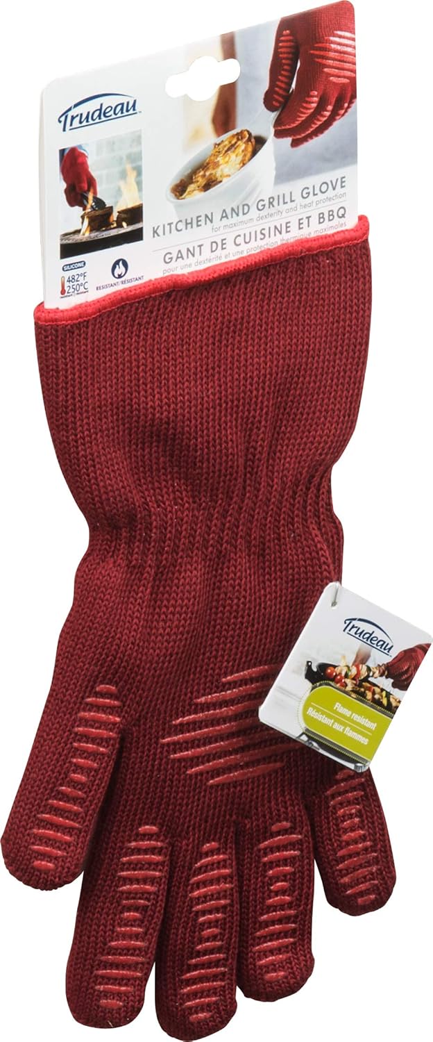Trudeau Multicolor Oven Glove - Heat Protection!