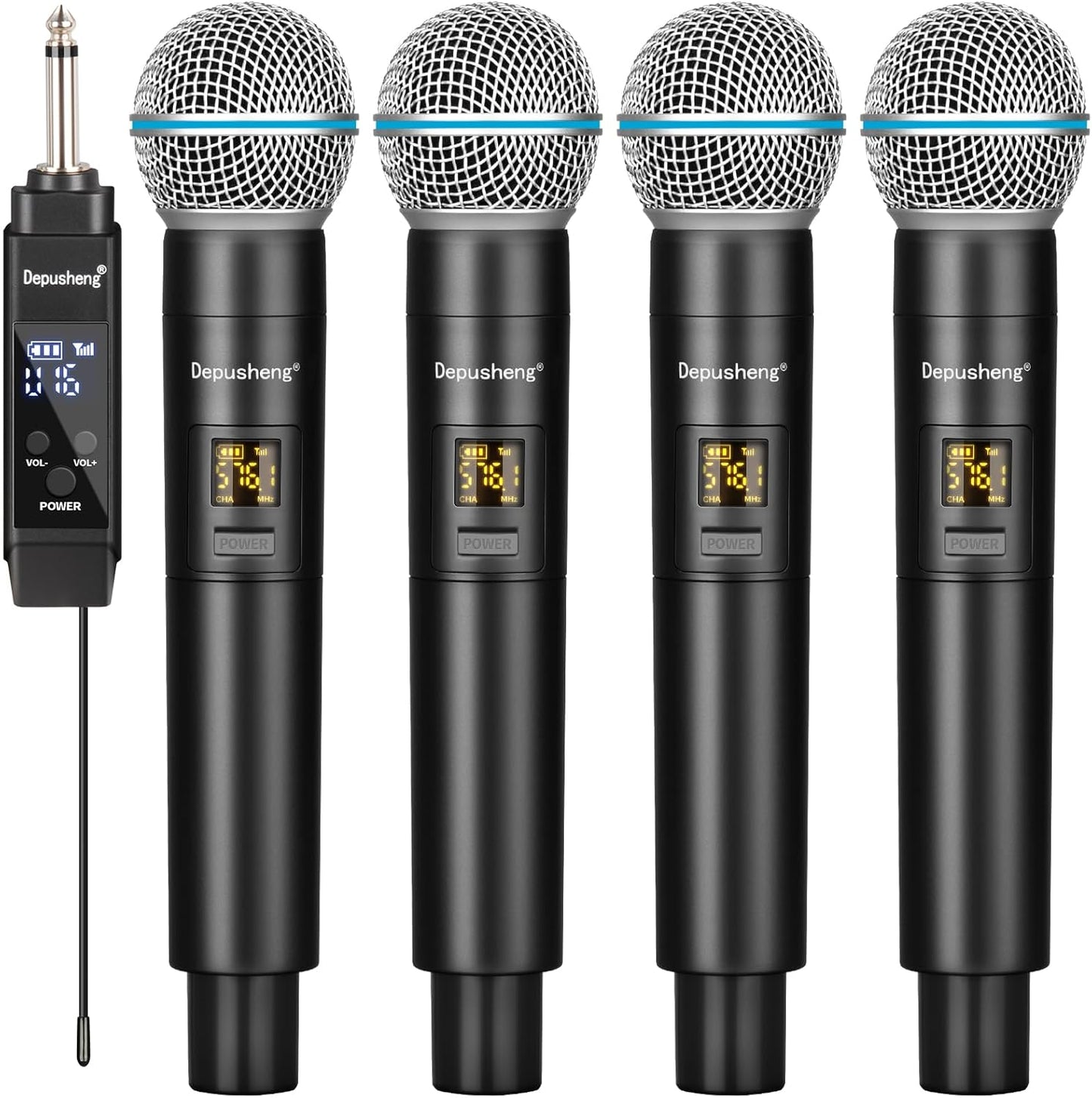 Depusheng Wireless Microphone System for Karaoke and Events
