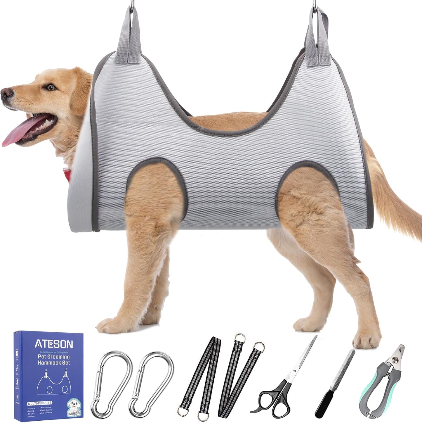 Pet Grooming Hammock Harness for Large Giant Dogs Nail Trimming