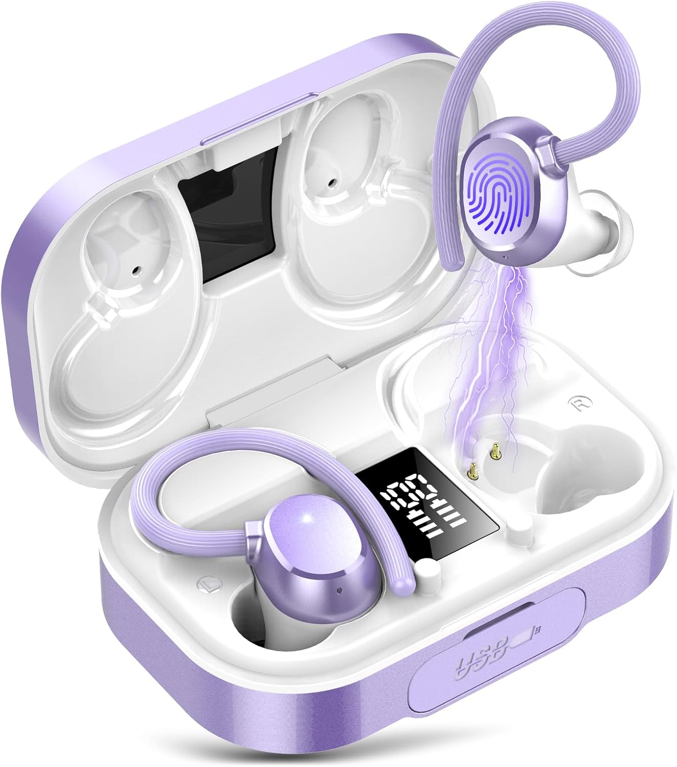 KT1 Wireless Earbuds: 120Hrs Playtime, Mini Size, Deep Bass