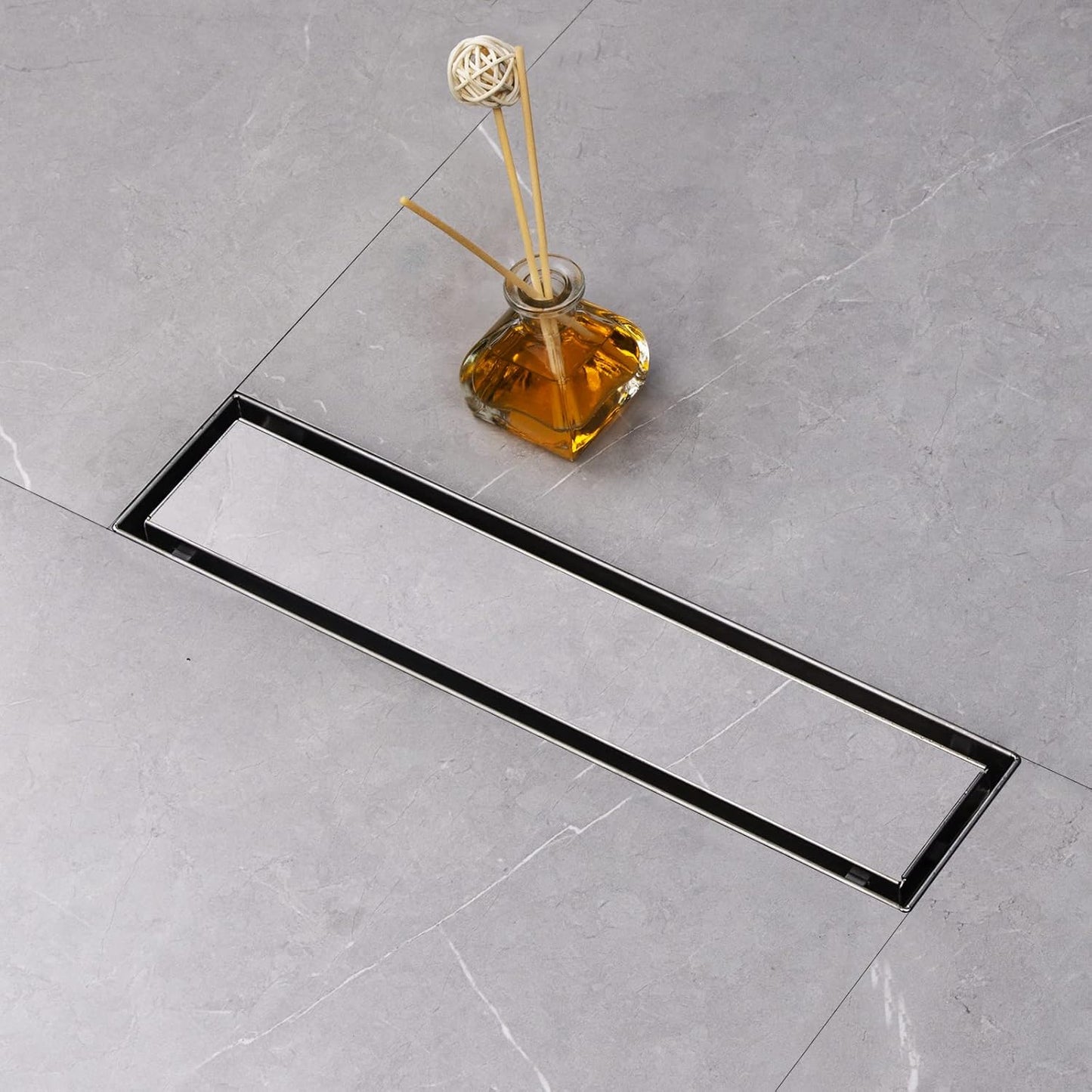 SaniteModar 12 inch Linear Shower Drain with Adjustable Feet