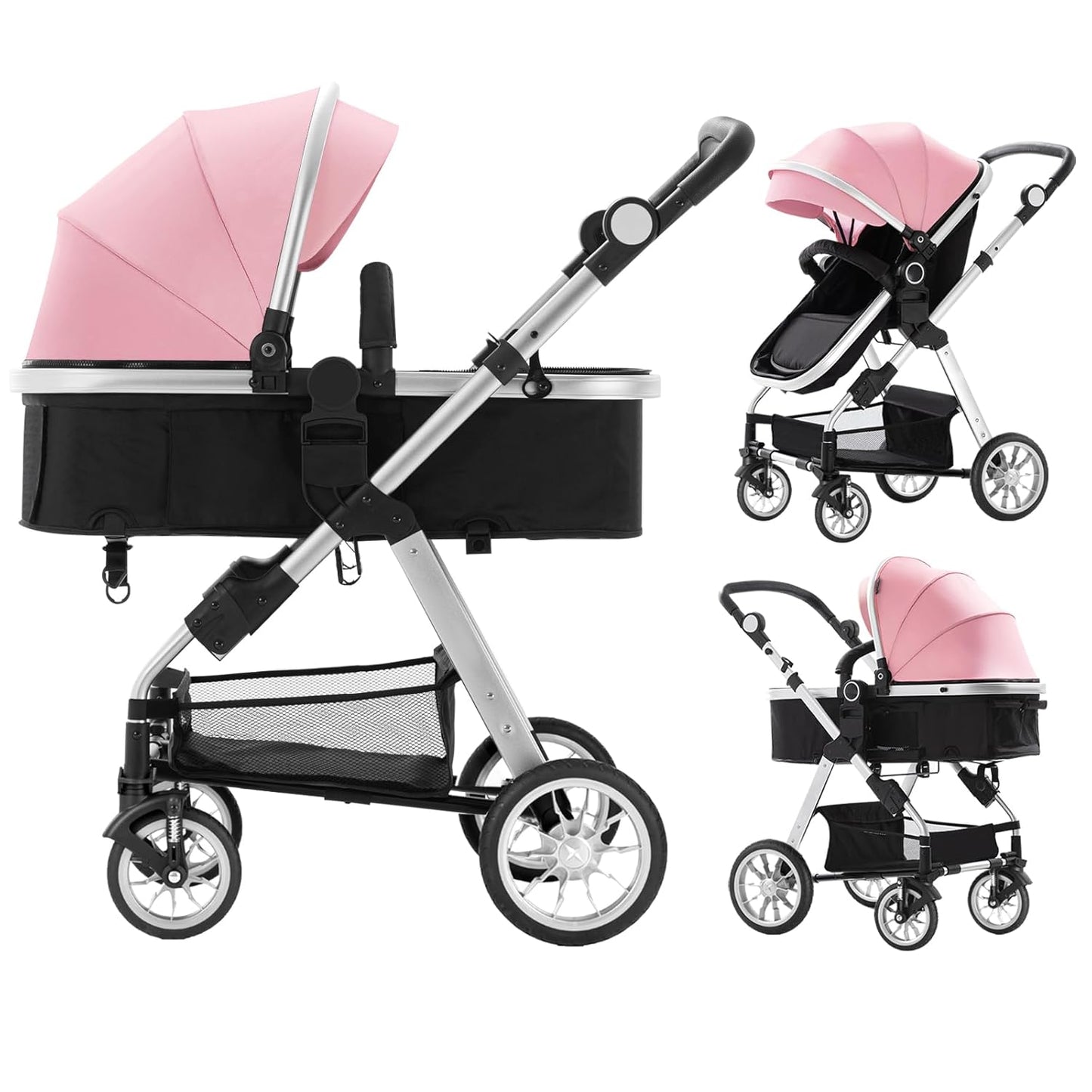 Blahoo Baby Stroller for Toddler with Adjustable Backrest