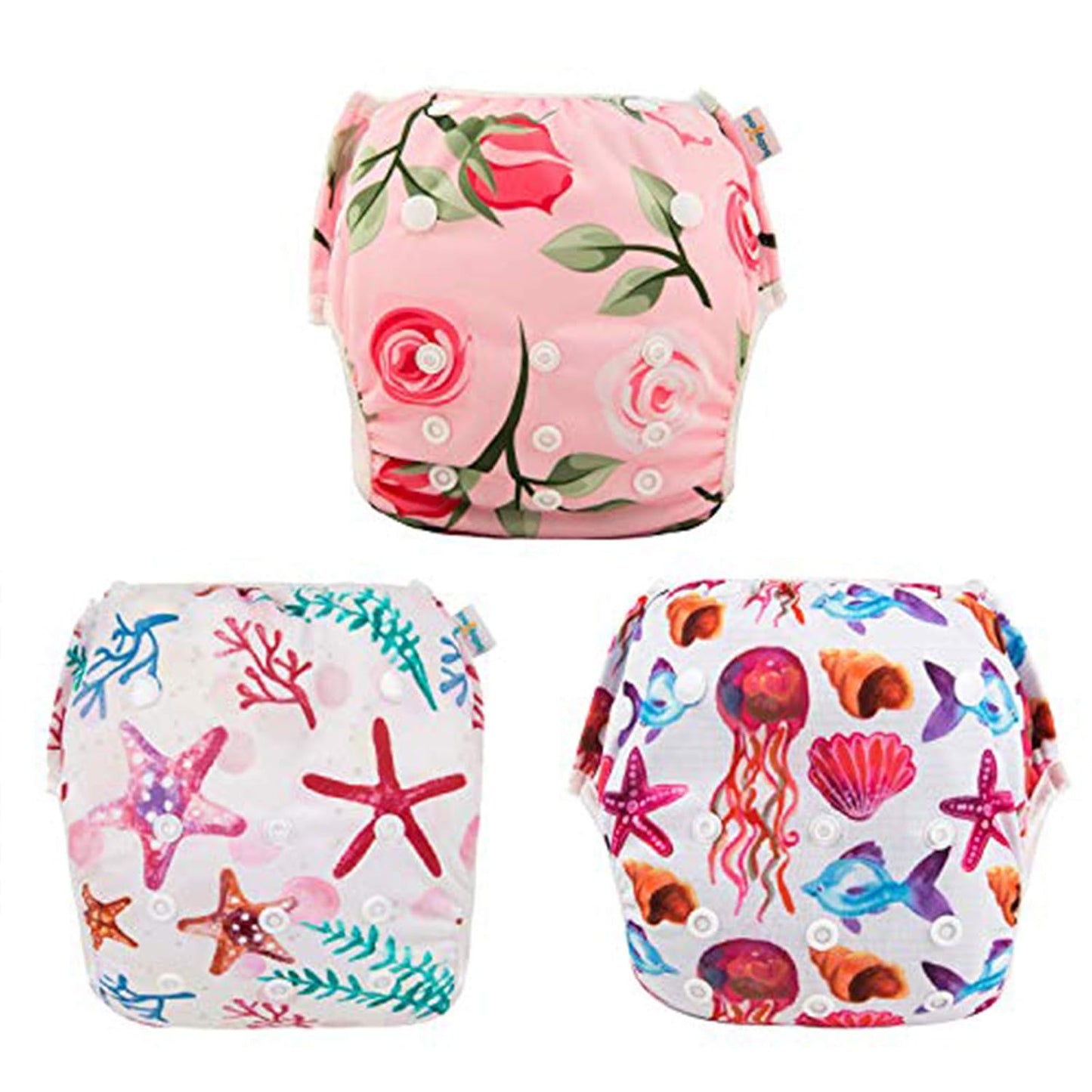 Reusable Adjustable Swim Diapers 0-8M: Baby Swim Lessons Essential