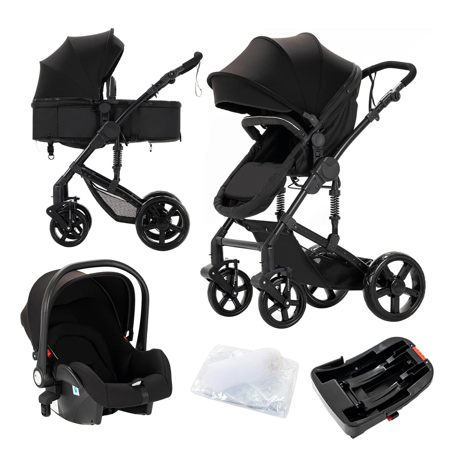 3 in 1 Baby Travel System Convertible Stroller for Newborns