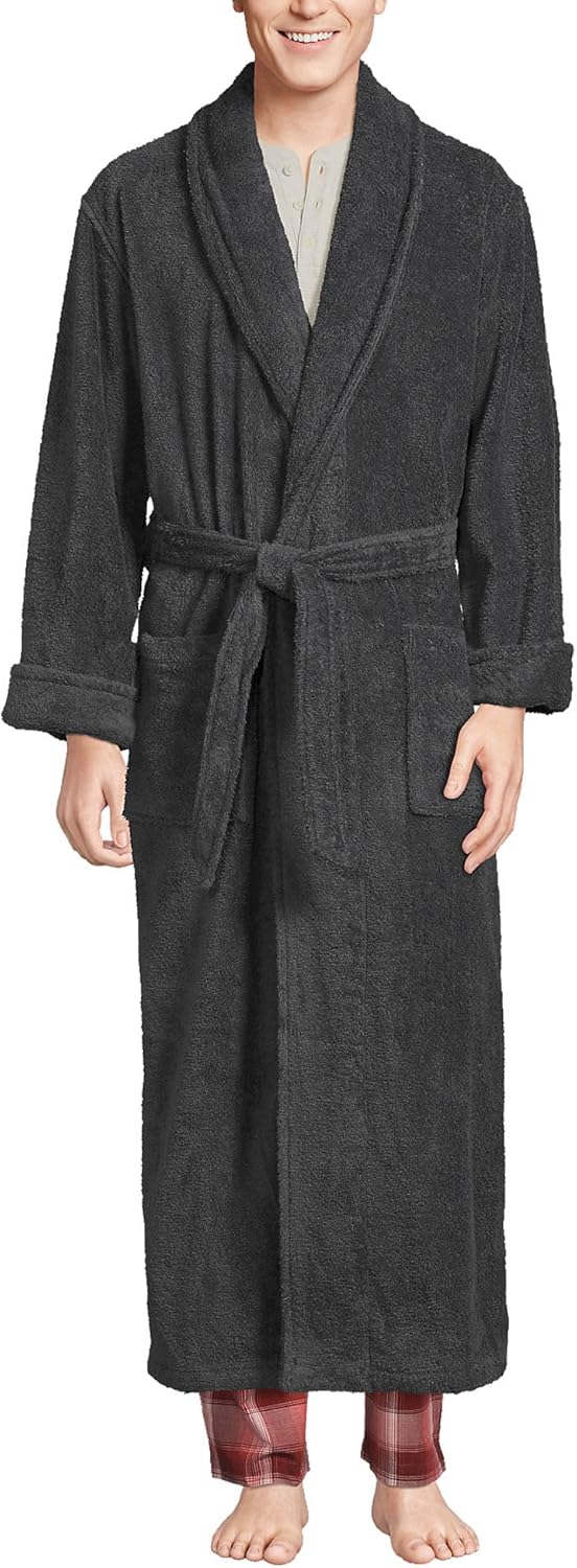 Lands' End Men's Full Length Turkish Cotton Terry Bathrobe Review