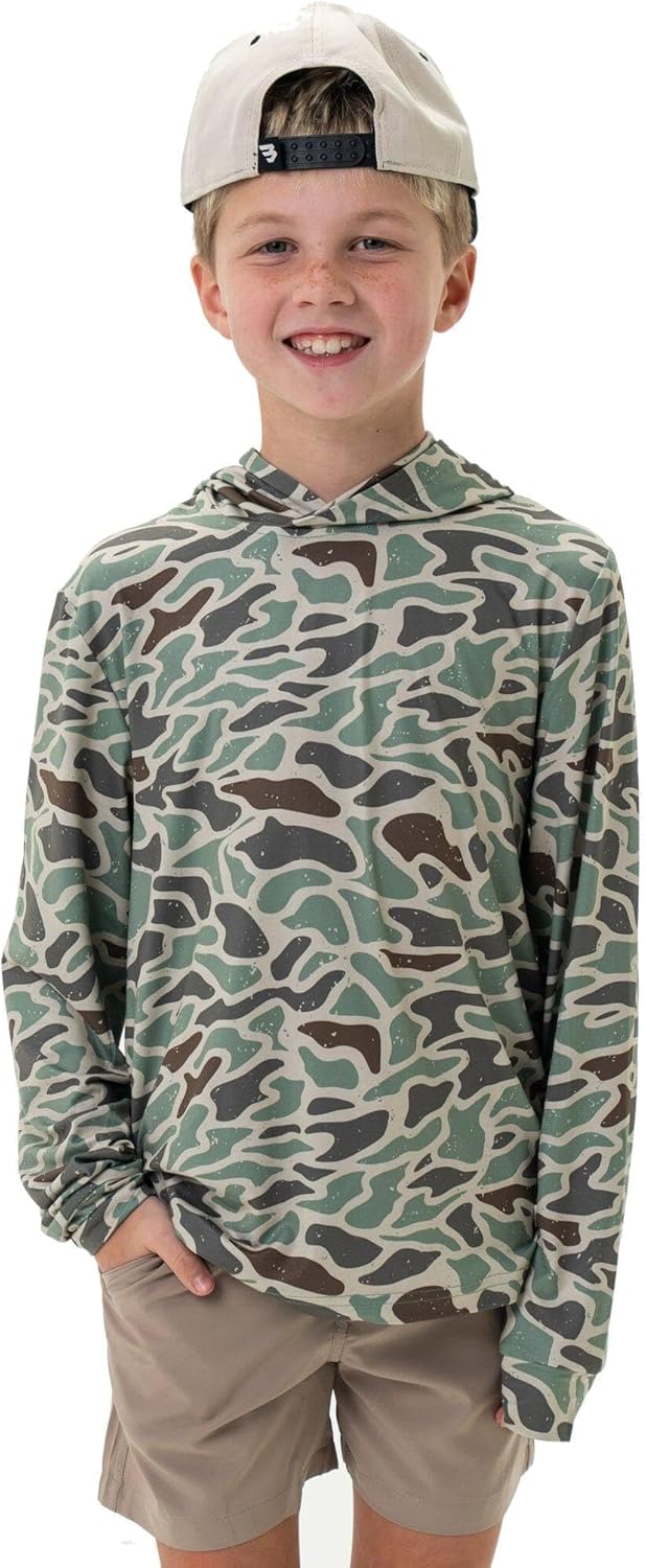 Burlebo Youth Performance Hoodie for Active Kids and Comfort