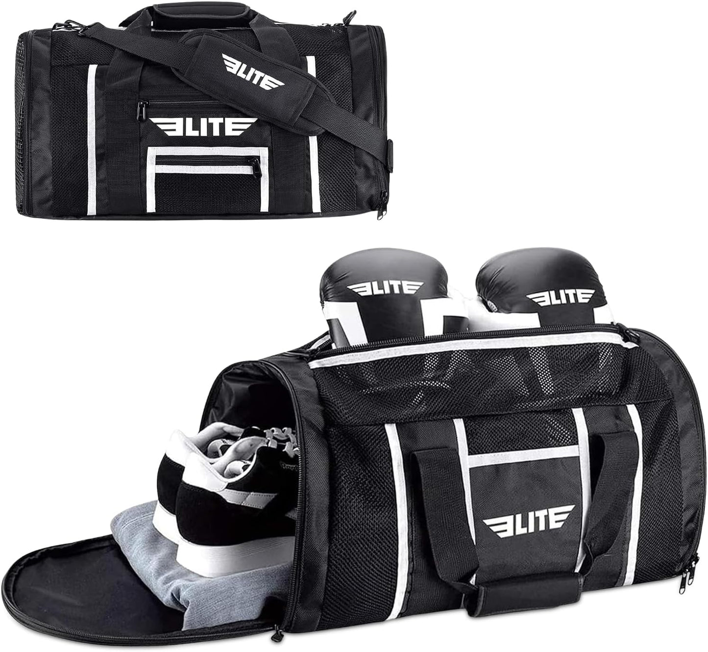 Elite Sports MMA Duffle Bag - Ultimate Gym Gear Carryall