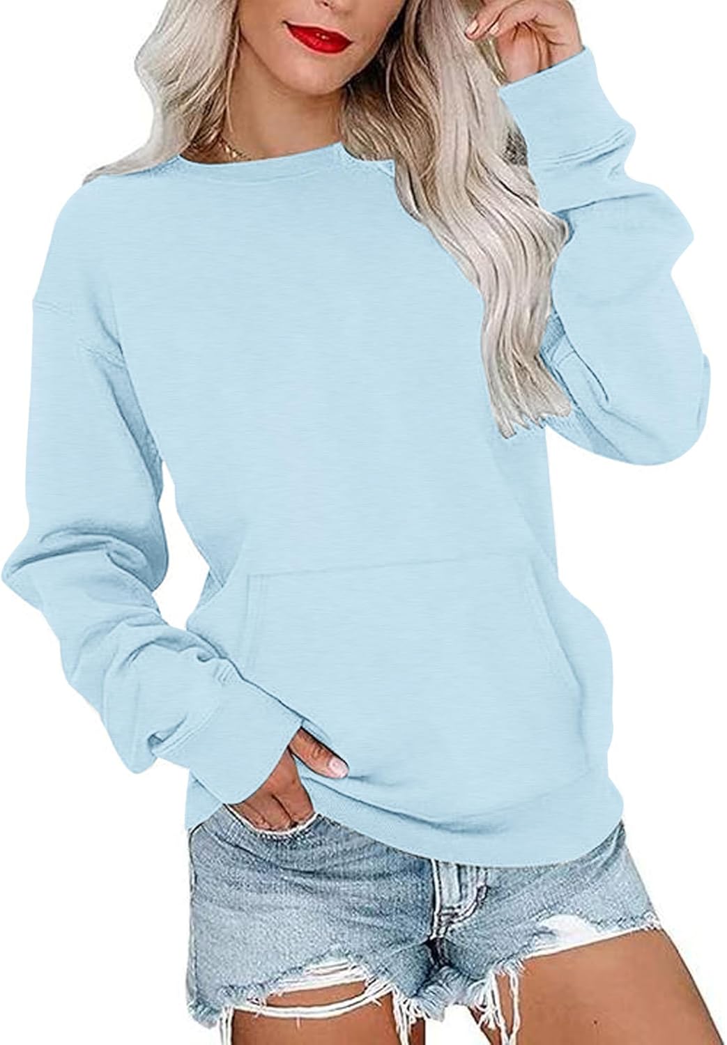 MISFAY Womens Oversized Sweatshirt Casual Long Sleeve Hoodie