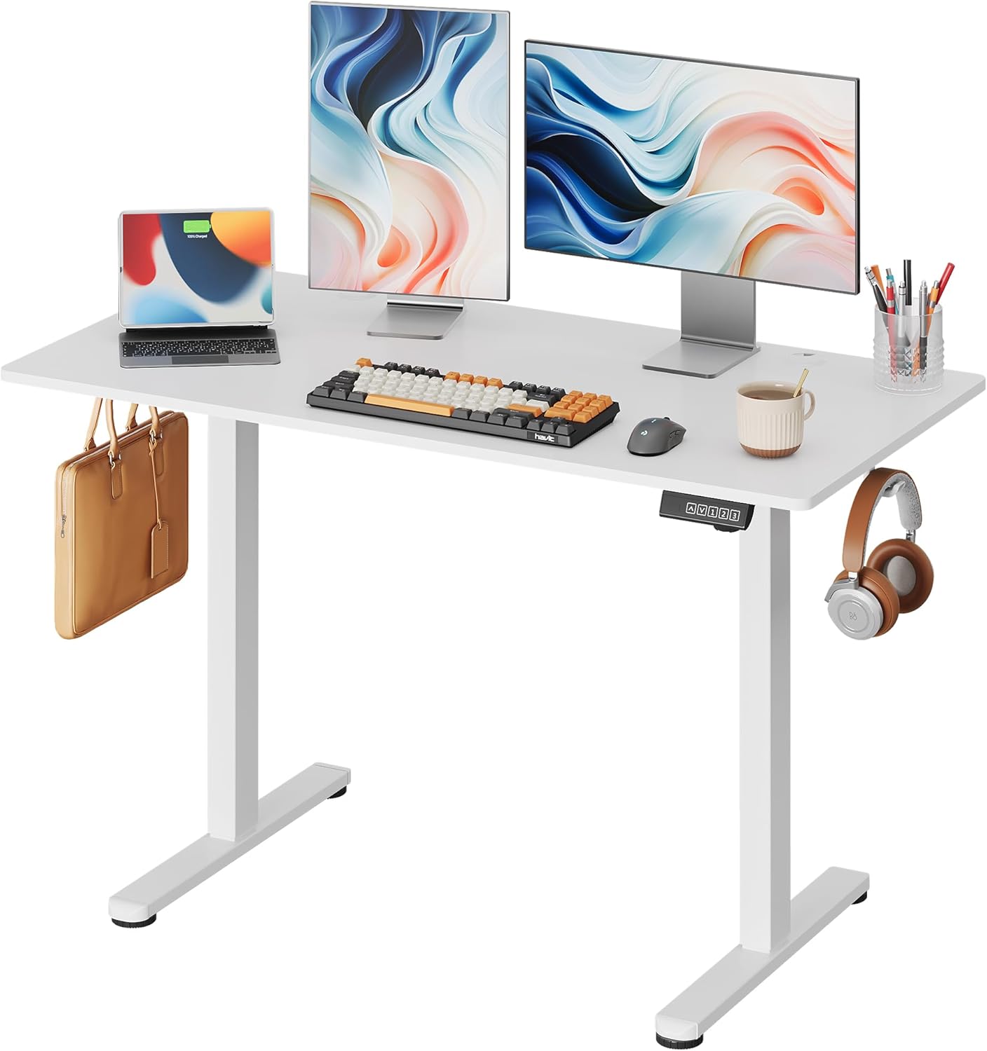 DEVAISE Electric Standing Desk: Height Adjustable Efficiency