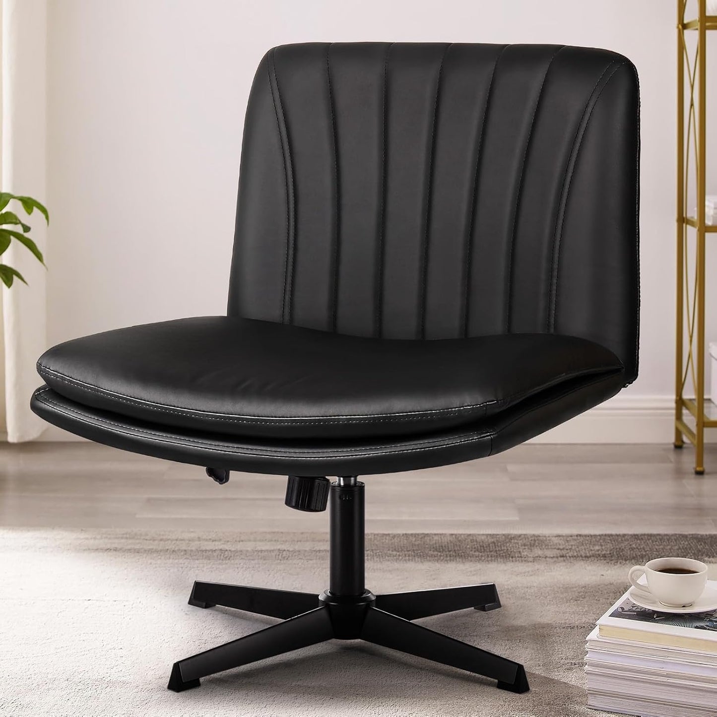 PUKAMI Criss Cross Legged Office Chair for Modern Workspaces
