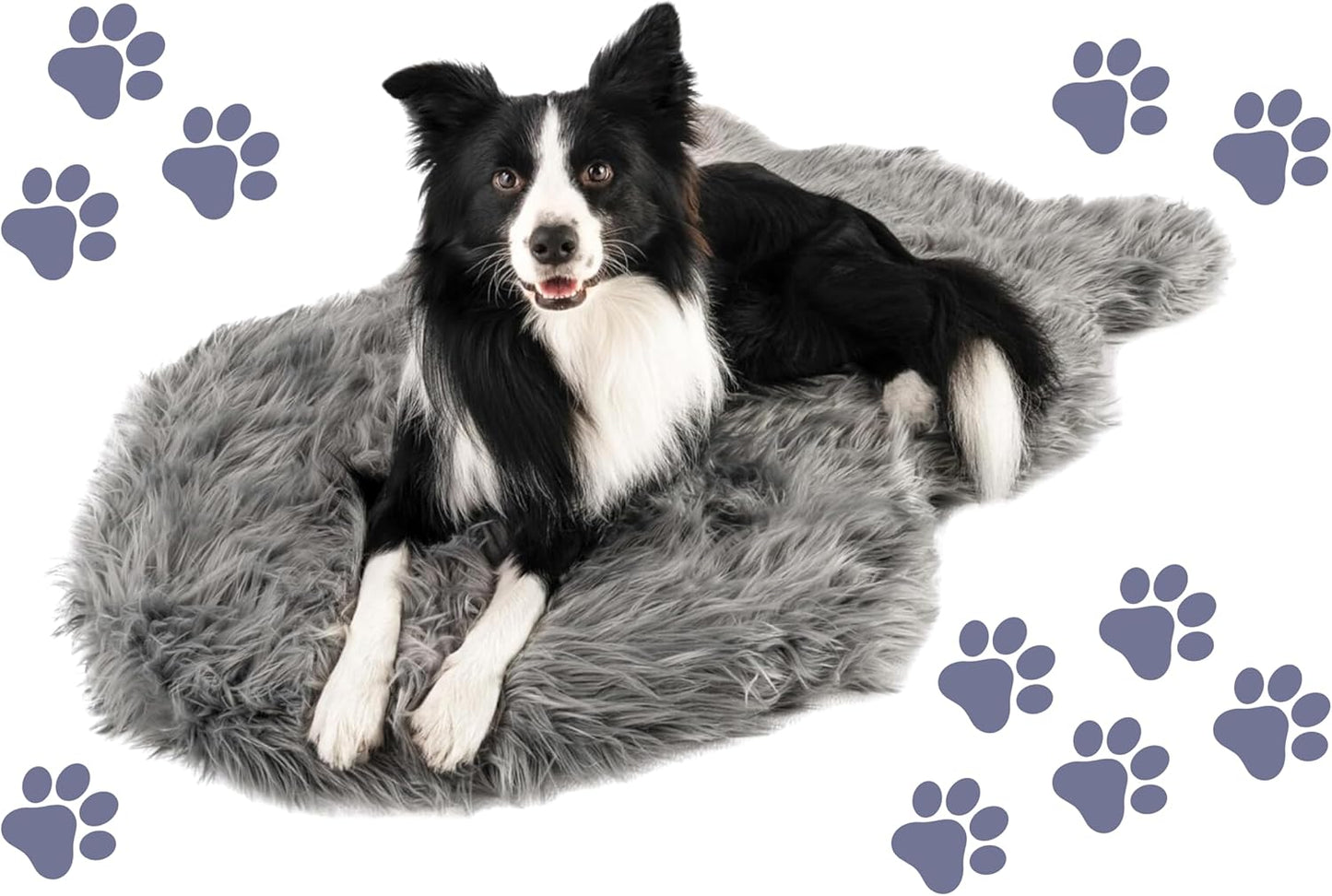 PupRug Orthopedic Dog Bed for Large Dogs with Memory Foam