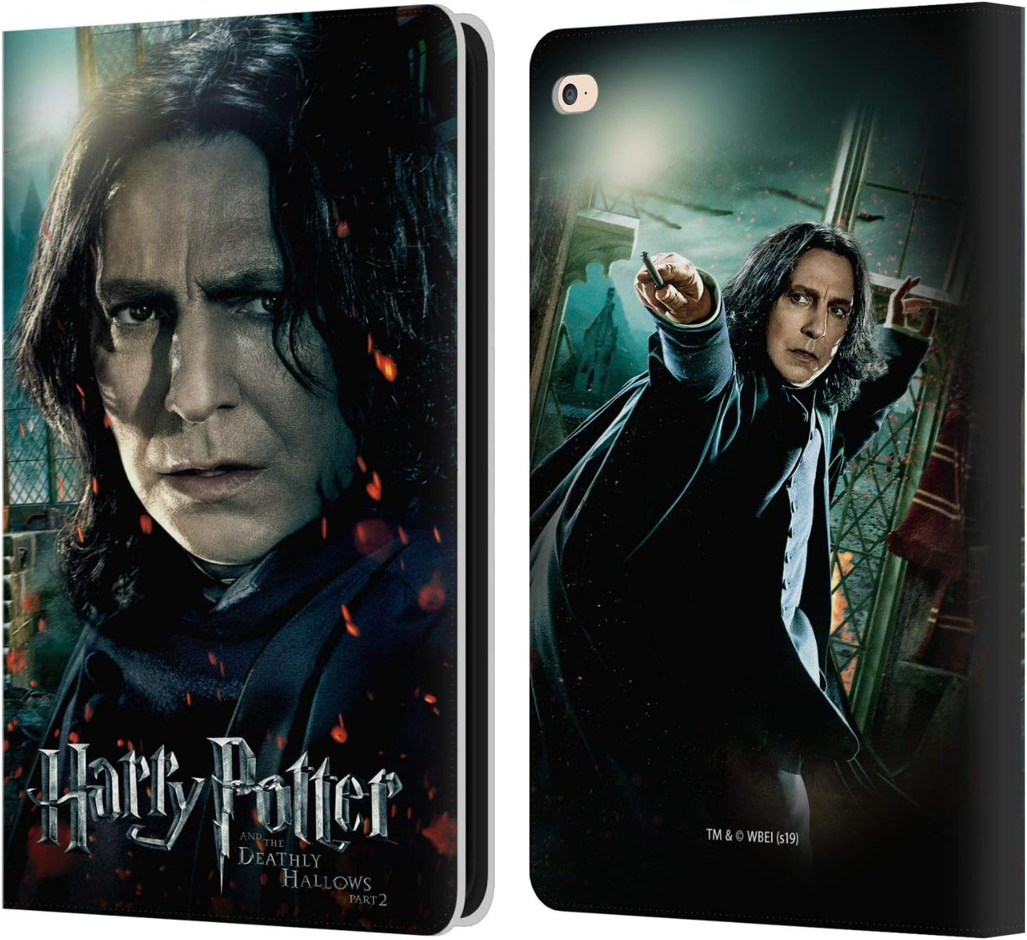 Harry Potter Severus Snape Leather Wallet Case for iPad Air 2