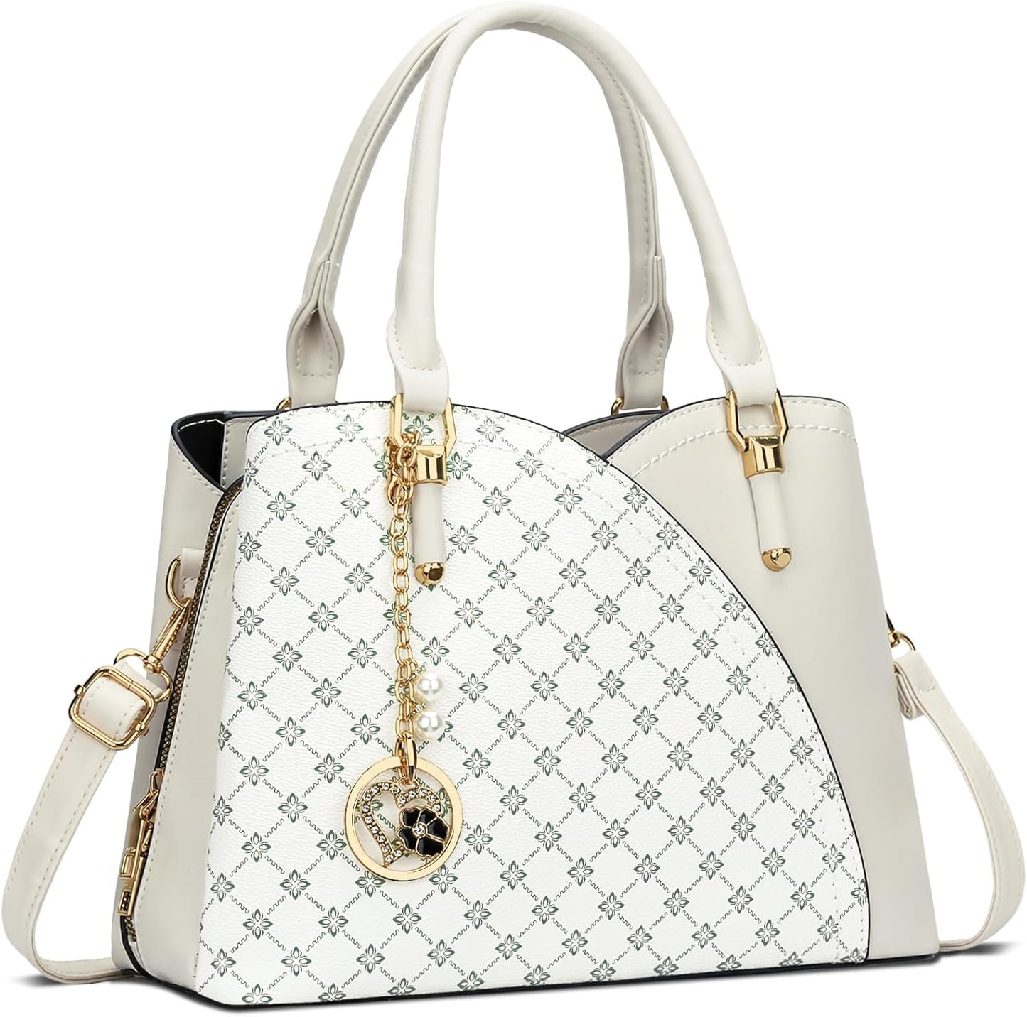 KKXIU Triple Compartments Handbags for Women - Stylish Satchel