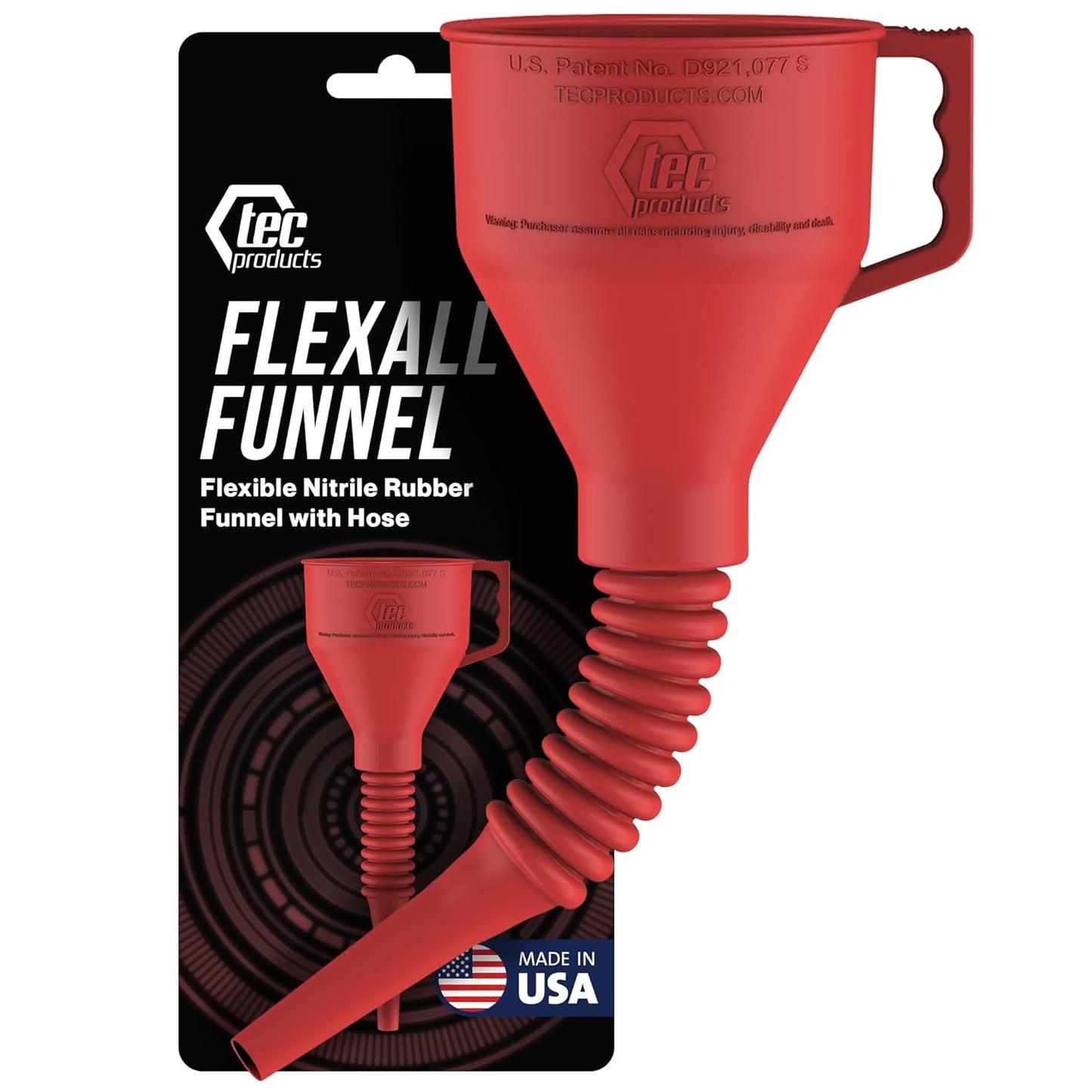 FlexAll Long Flexible Funnel for Automotive Use - Durable Design